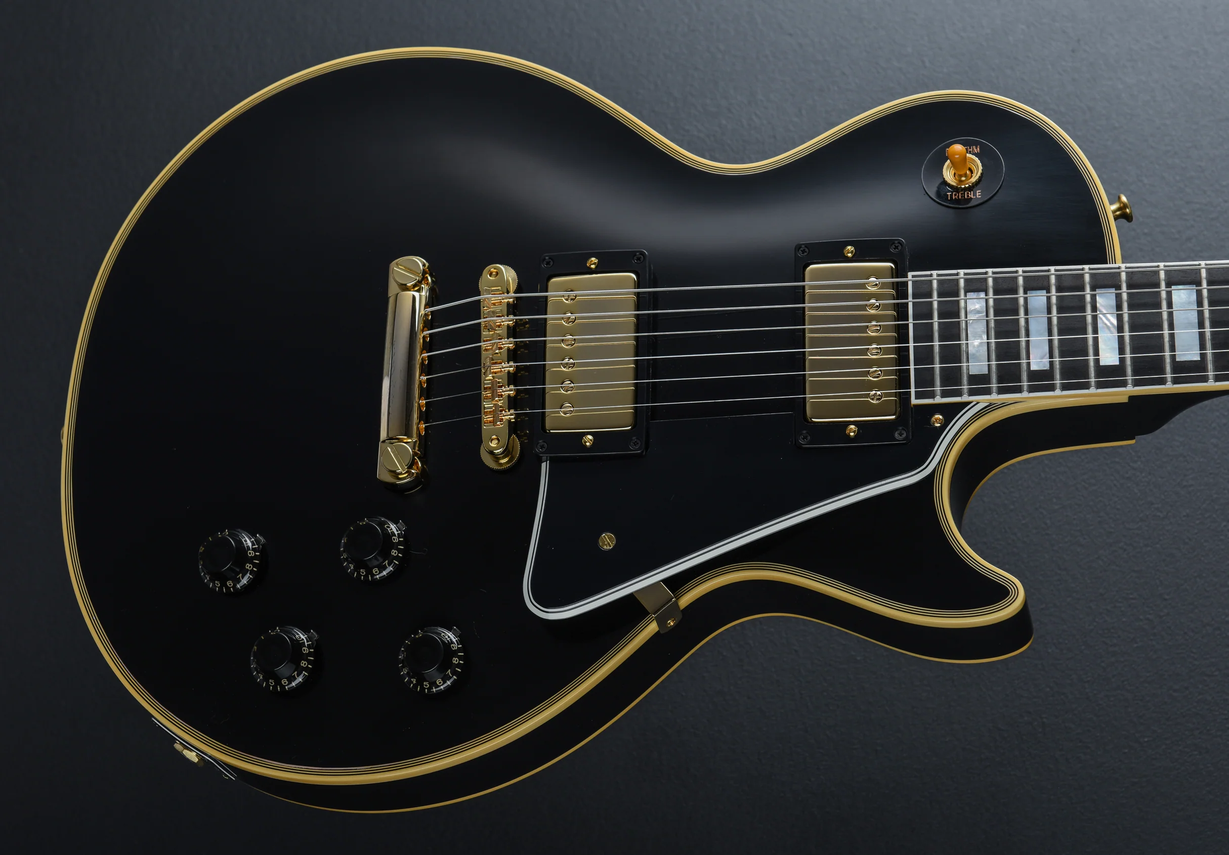 1957 Les Paul Custom Reissue - VOS Ebony 2 Pickup