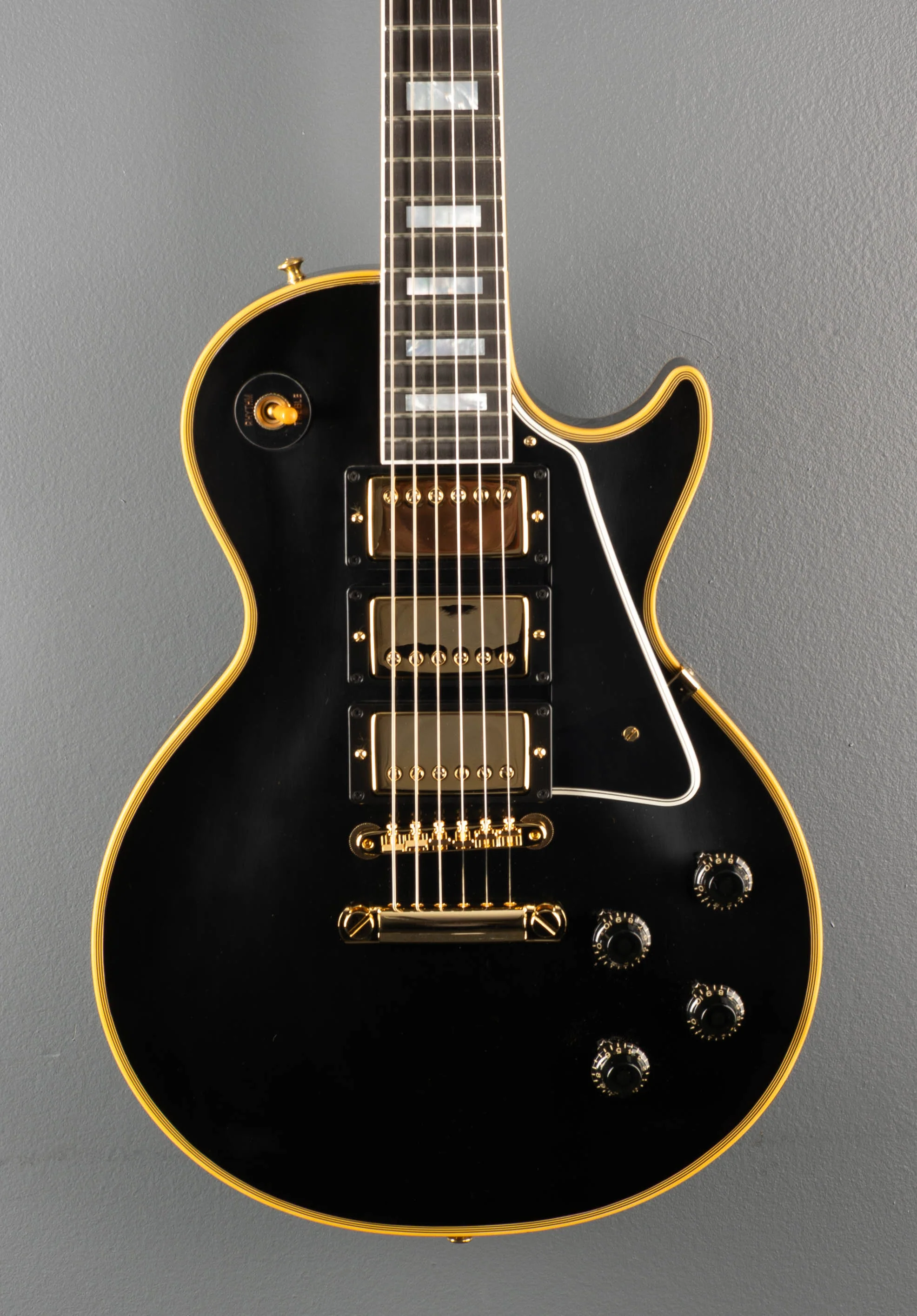 1957 Les Paul Custom Reissue - VOS Ebony 3-Pickup - Image 2