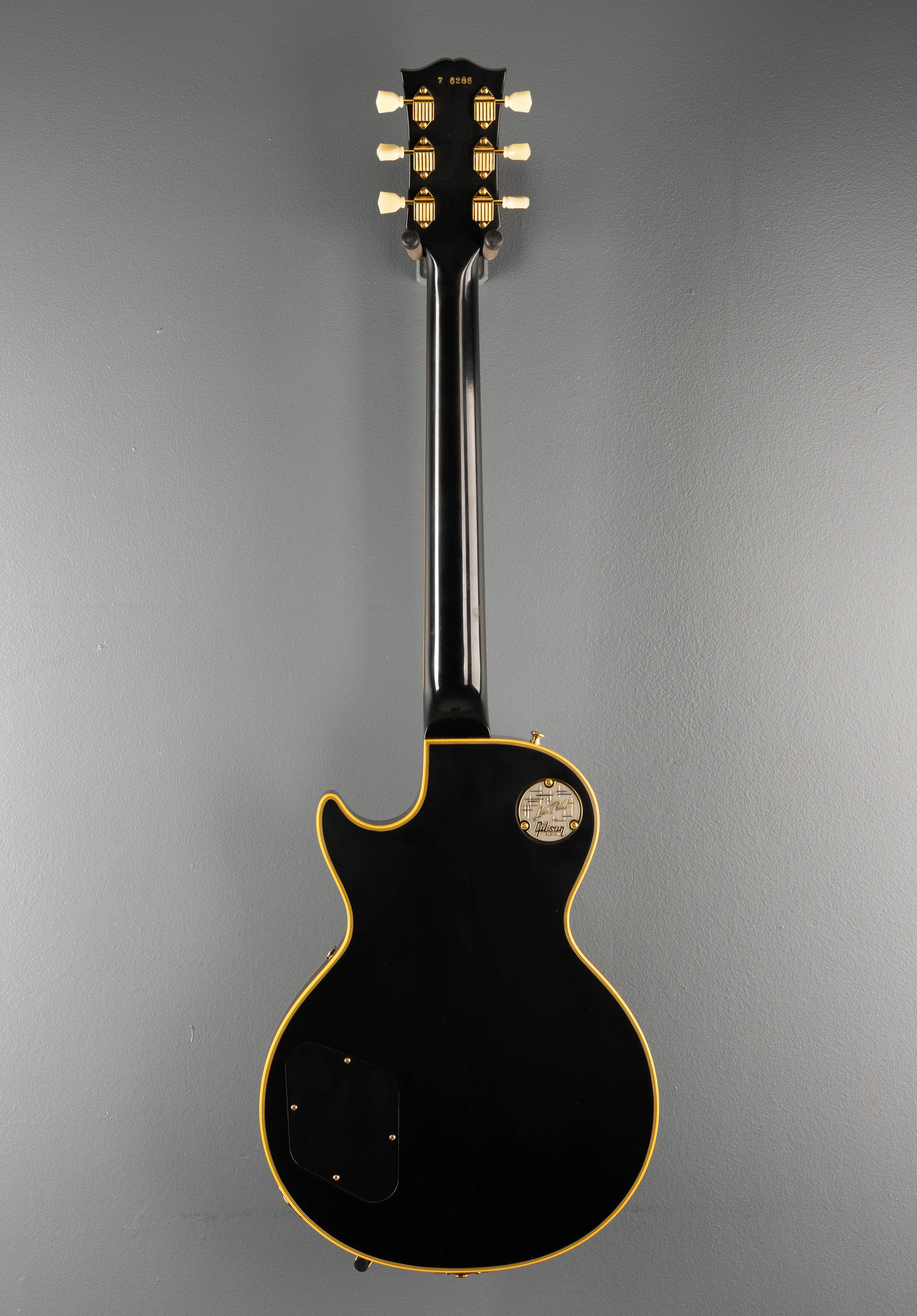 1957 Les Paul Custom Reissue - VOS Ebony 3 Pickup w/Bigsby - Image 5