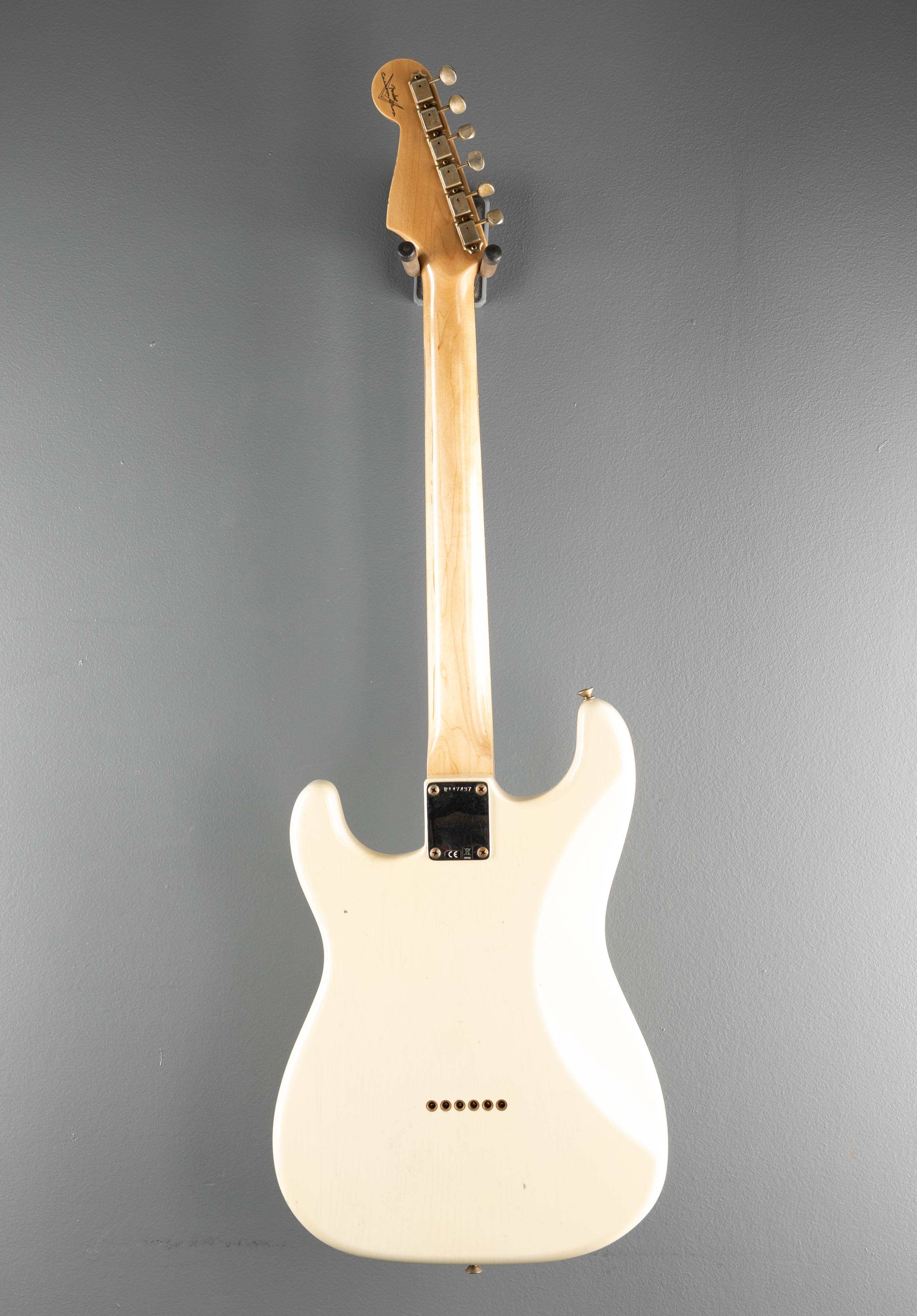 1960 Journeyman Relic Hardtail Stratocaster - Aged Olympic White - Image 5