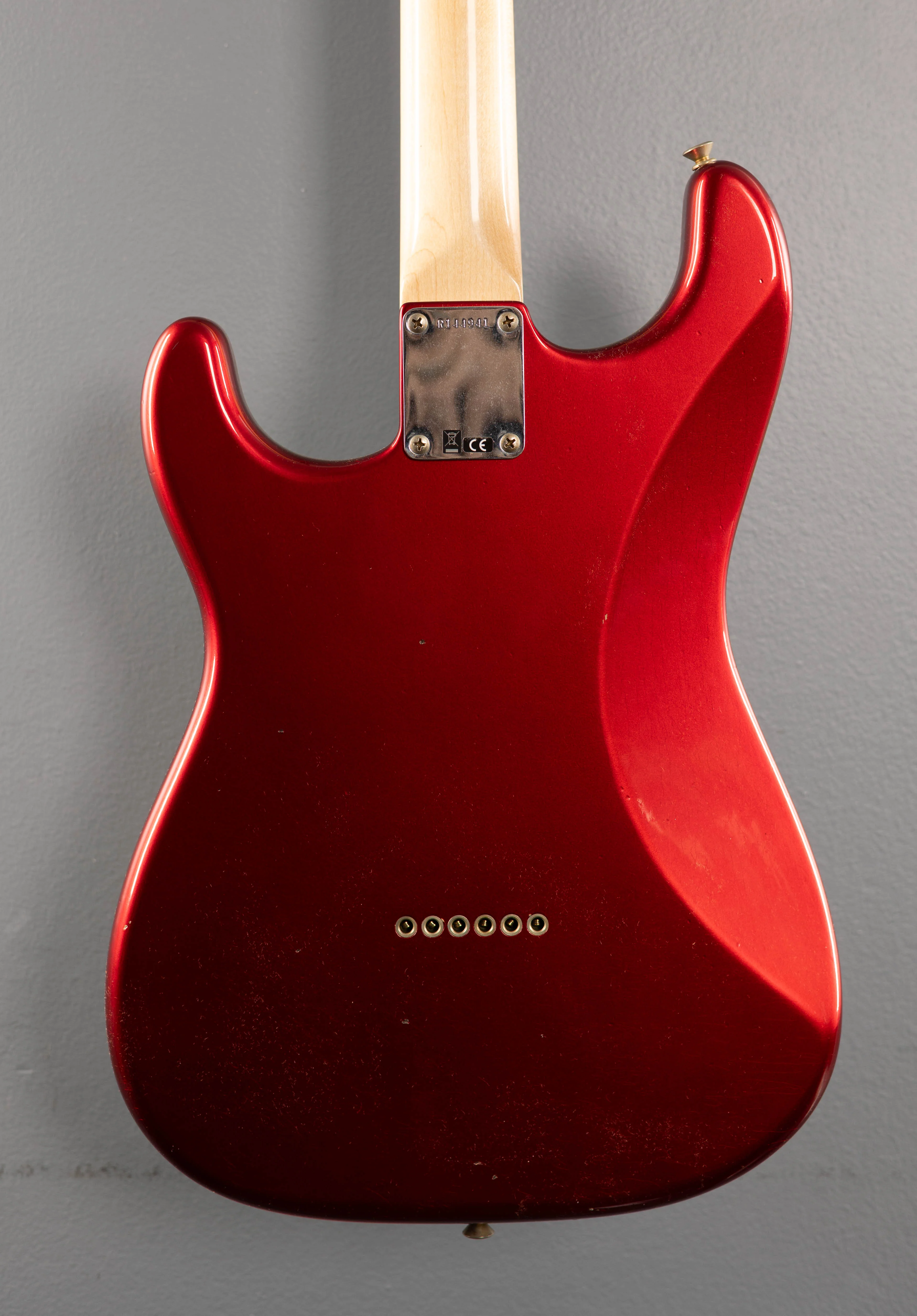 1960 Journeyman Relic Hardtail Stratocaster - Candy Apple Red - Image 4