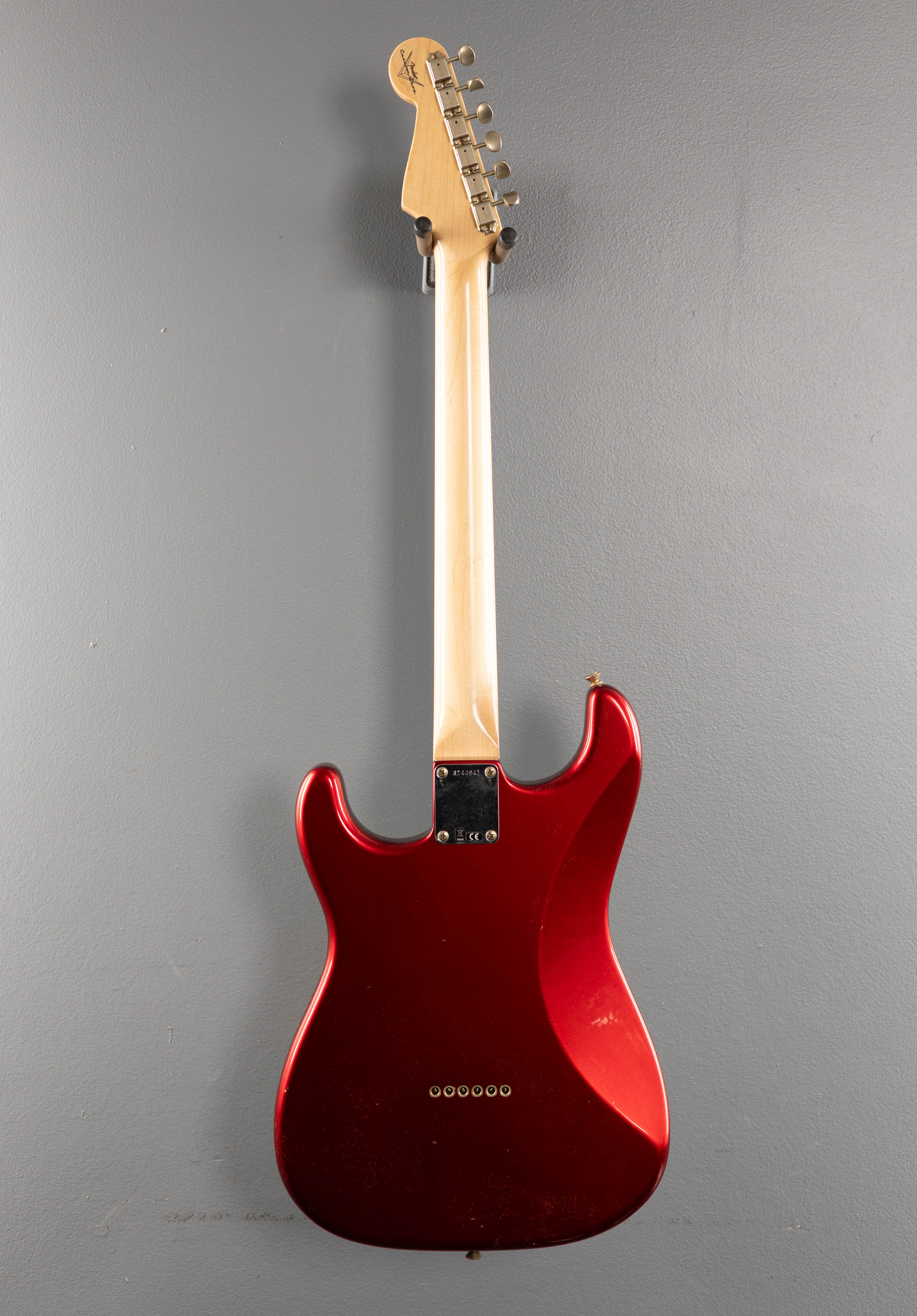1960 Journeyman Relic Hardtail Stratocaster - Candy Apple Red - Image 5