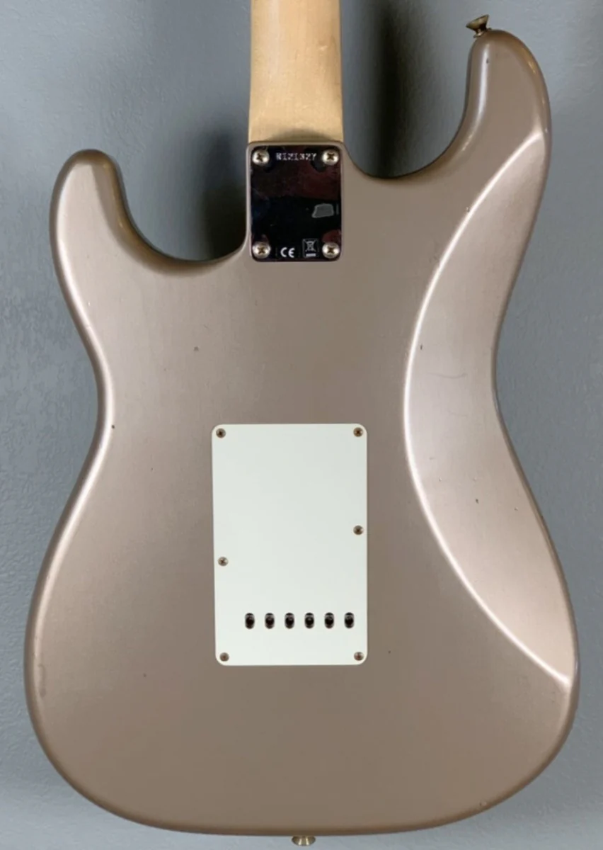 1960 Journeyman Relic Strat-Aged Shoreline Gold - Image 4