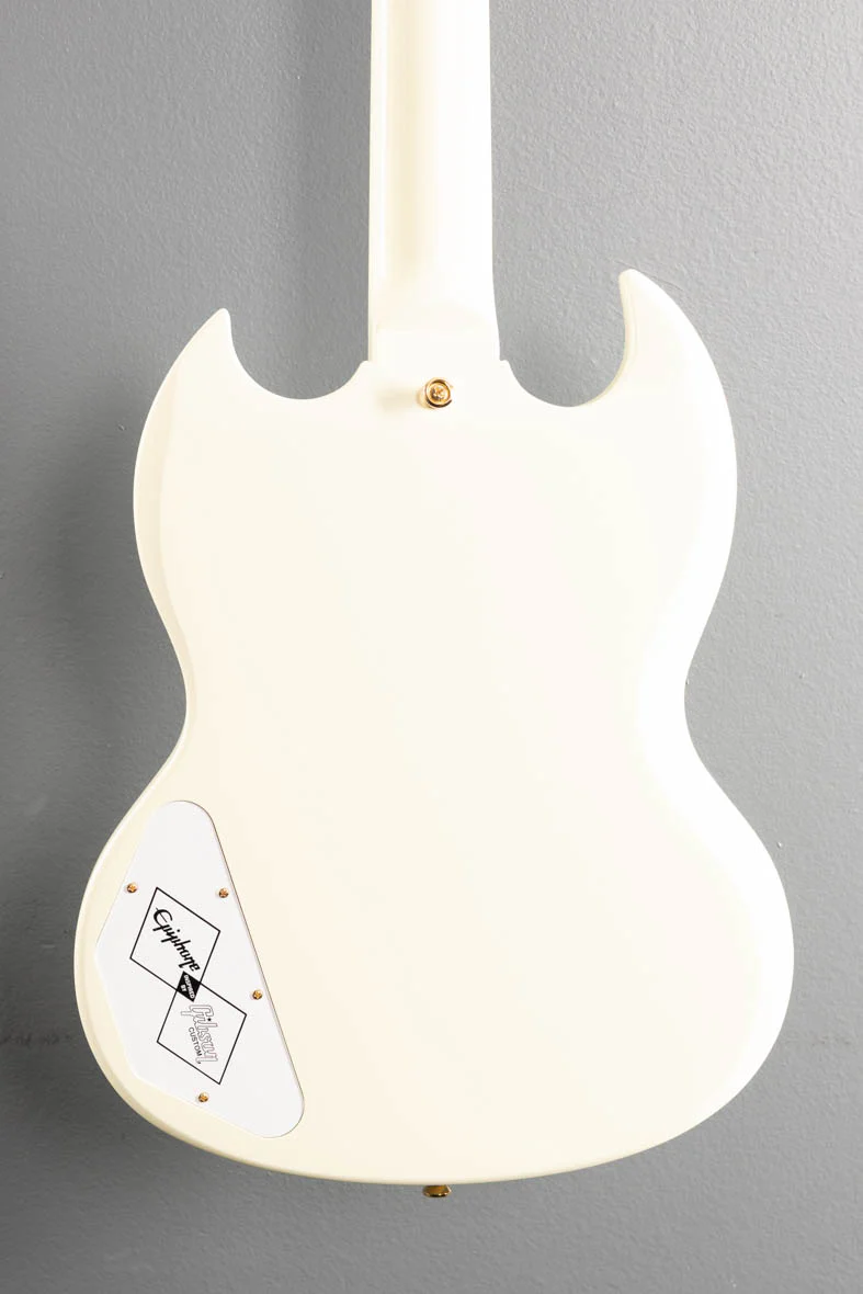 1963 Les Paul SG Custom w/Maestro Vibrola - Classic White - Image 4