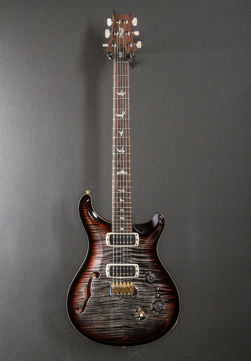 40th Anniversary Custom 24-08 Semi-Hollow Limited Edition - Charcoal Cherry Burst - Image 3