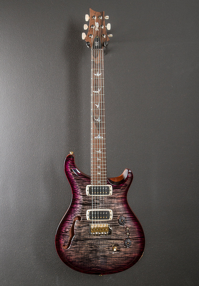 40th Anniversary Custom 24-08 Semi-Hollow Limited Edition - Charcoal Purple Burst - Image 3