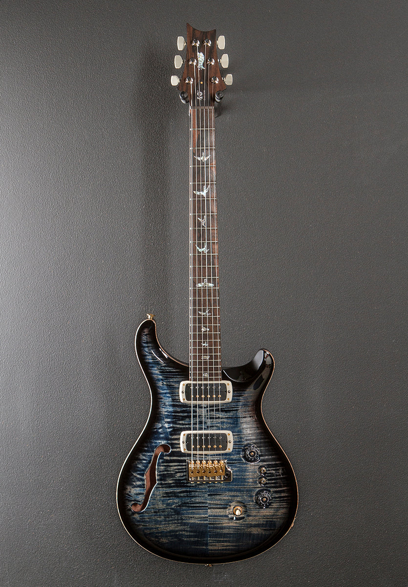 40th Anniversary Custom 24-08 Semi-Hollow Limited Edition - Faded Whale Blue Smokeburst - Image 3