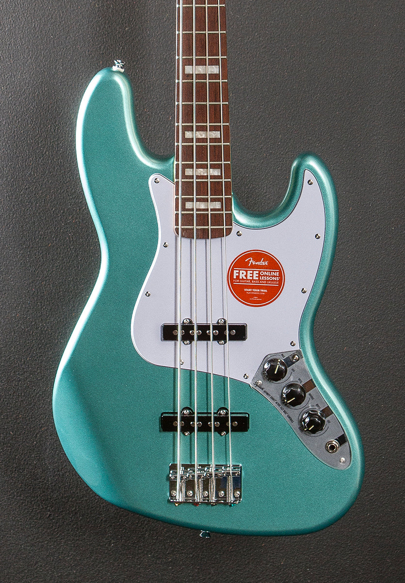 Affinity Series Active Jazz Bass - Mystic Seafoam Green w/Indian Laurel - Image 2