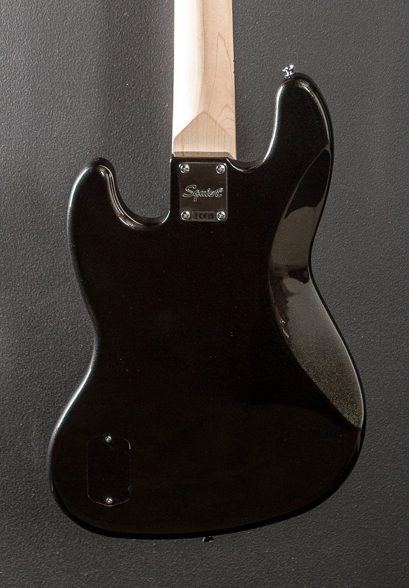 Affinity Series Active Jazz Bass V - Black Metallic w/Maple - Image 4