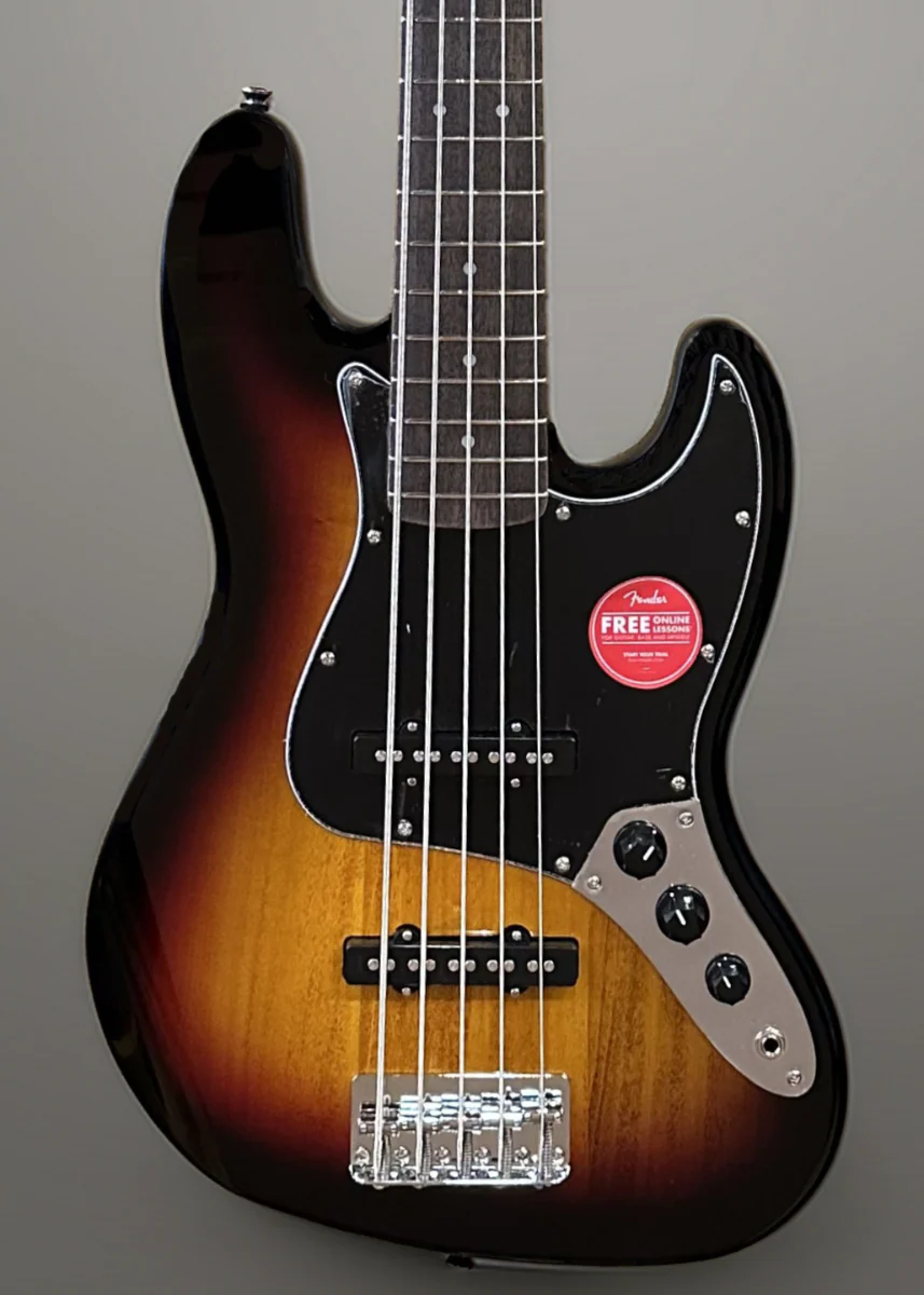 Affinity Series Jazz Bass V - 3 Color Sunburst w/Indian Laurel - Image 2