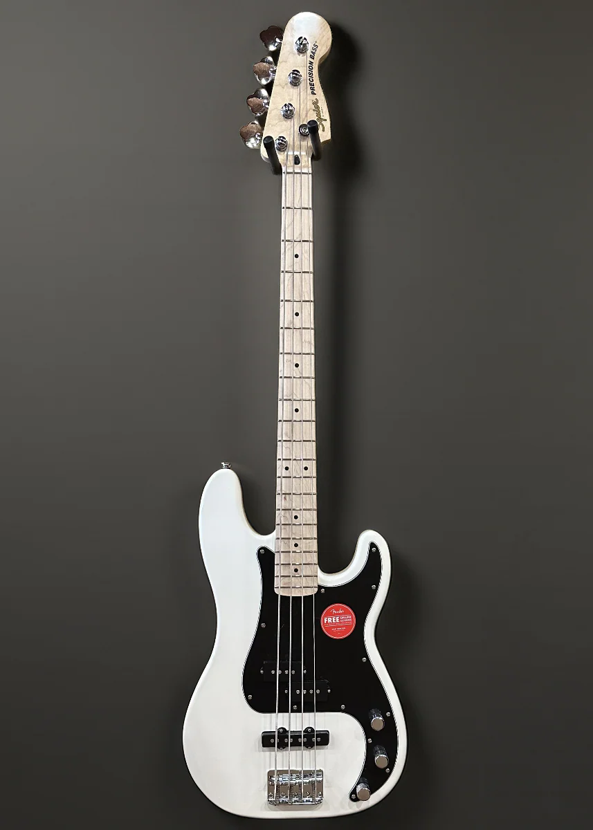 Affinity Series Precision Bass PJ - Olympic White w/Maple - Image 3