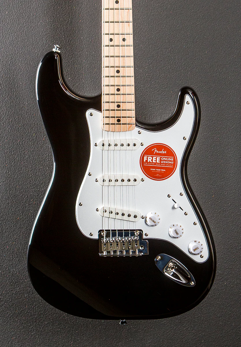 Affinity Series Stratocaster - Black w/Maple - Image 2