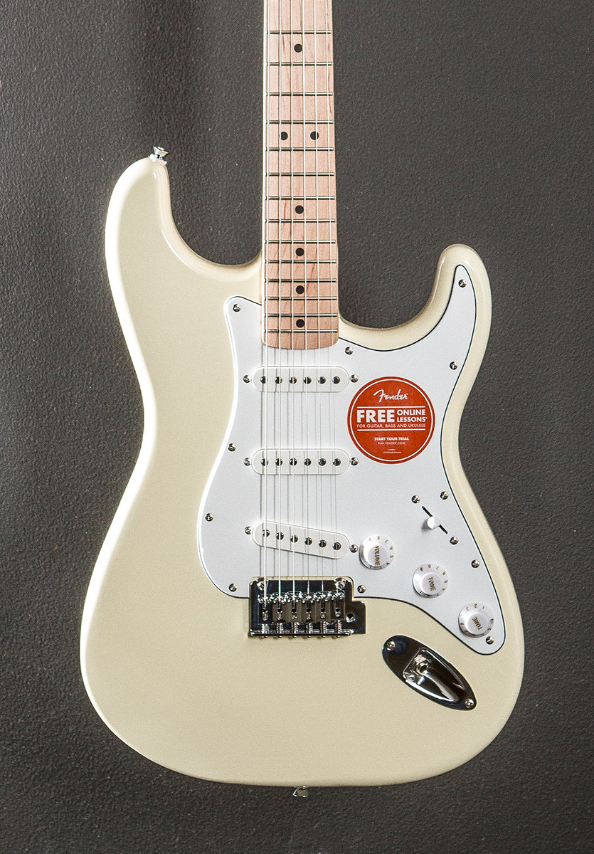 Affinity Series Stratocaster - Olympic White w/Maple - Image 2