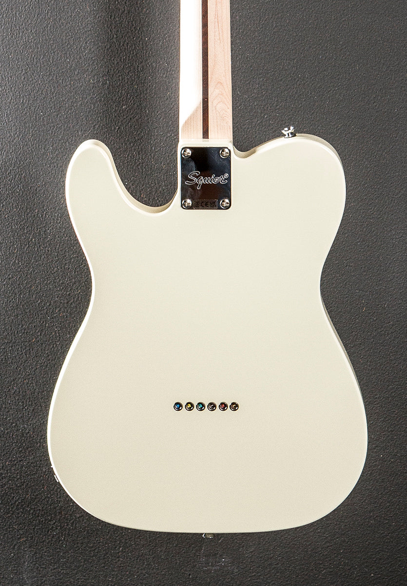 Affinity Series Telecaster Thinline - Olympic White w/Indian Laurel - Image 4