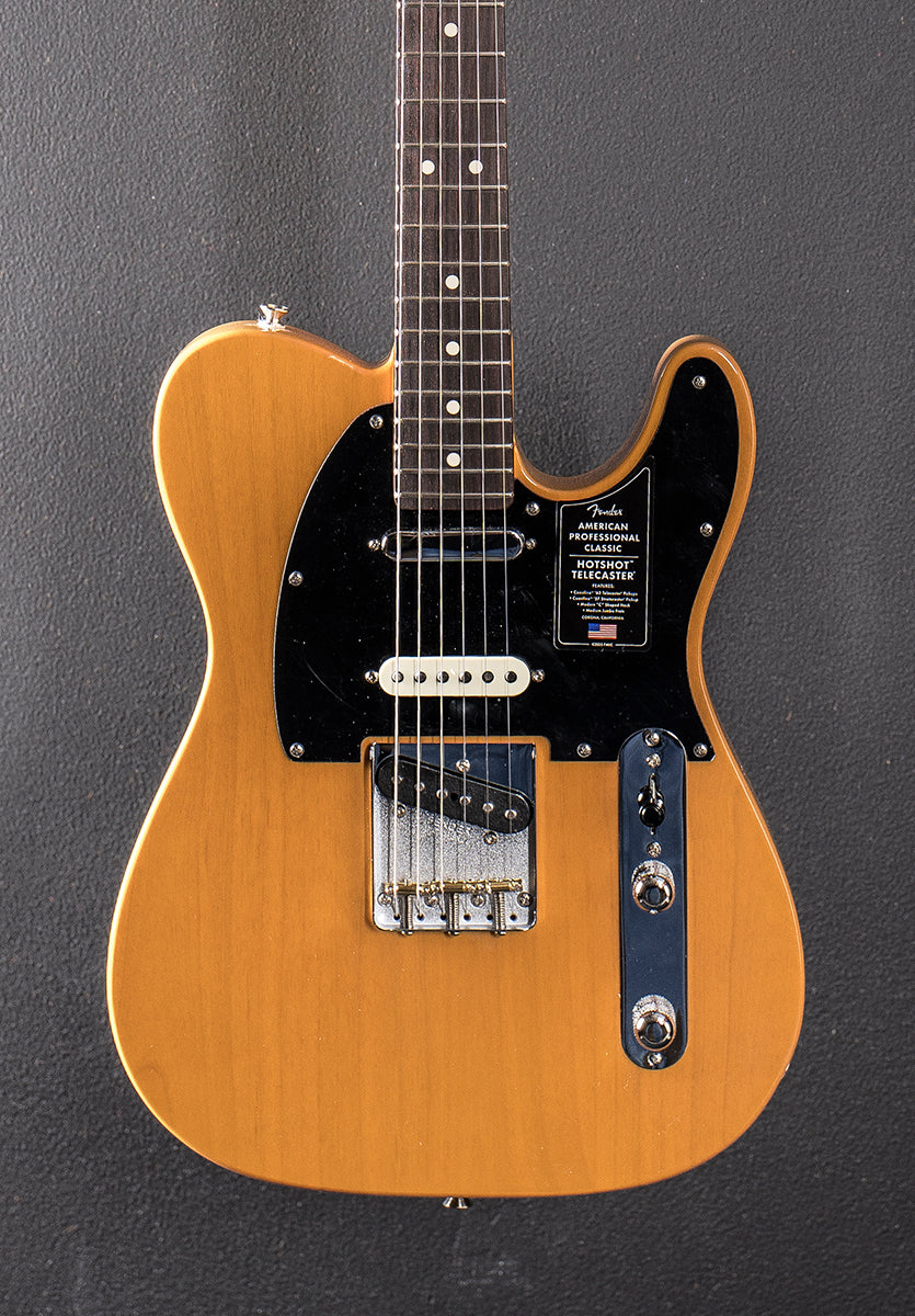 American Professional Classic Hotshot Telecaster - Butterscotch Blonde w/Rosewood - Image 2