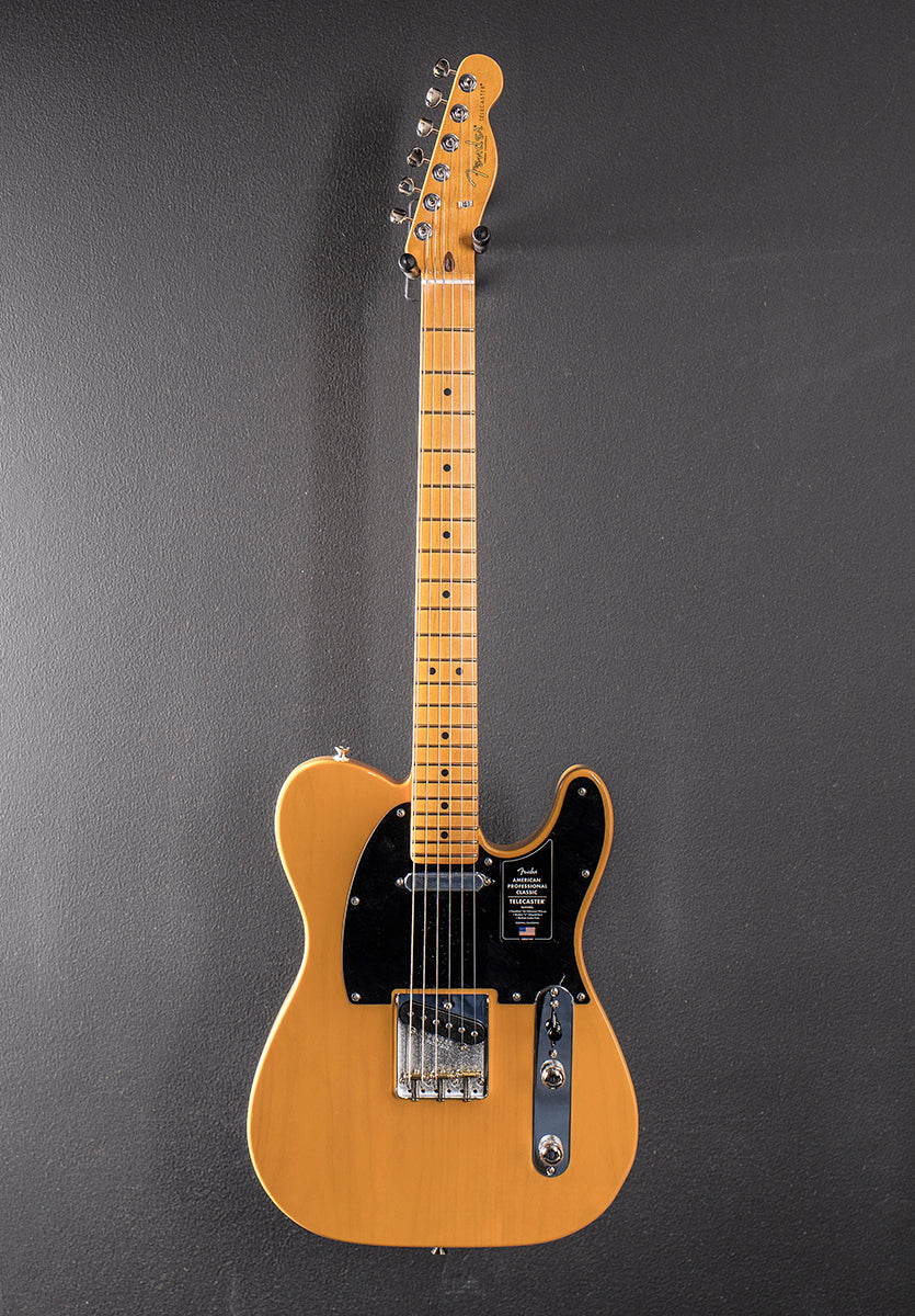 American Professional Classic Telecaster - Butterscotch Blonde w/Maple - Image 3