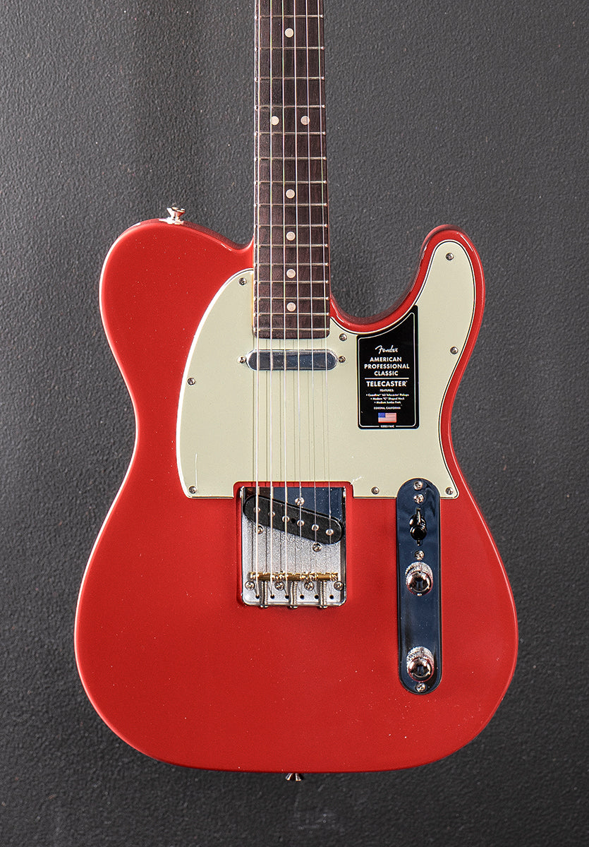 American Professional Classic Telecaster - Faded Dakota Red w/Rosewood - Image 2