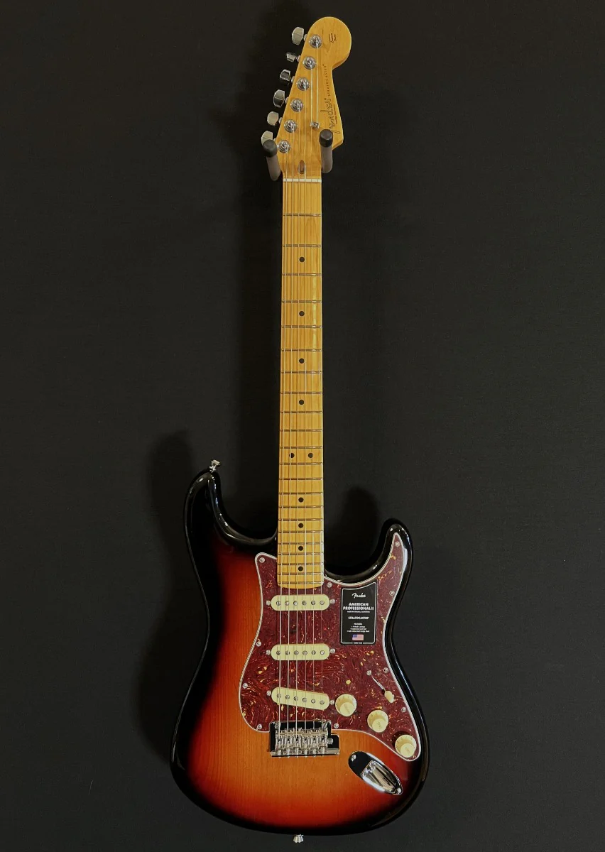 American Professional II Stratocaster – 3 Color Sunburst w/Maple - Image 3