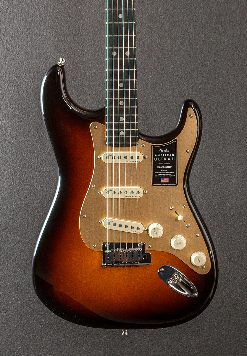 American Ultra II Stratocaster - Ultraburst w/Ebony - Image 2