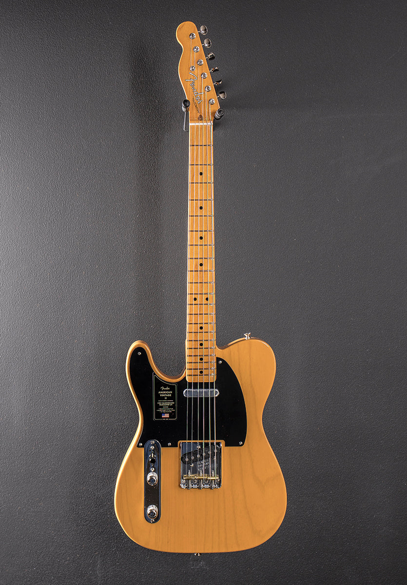 American Vintage II 1951 Telecaster Left Hand - Butterscotch Blonde - Image 3