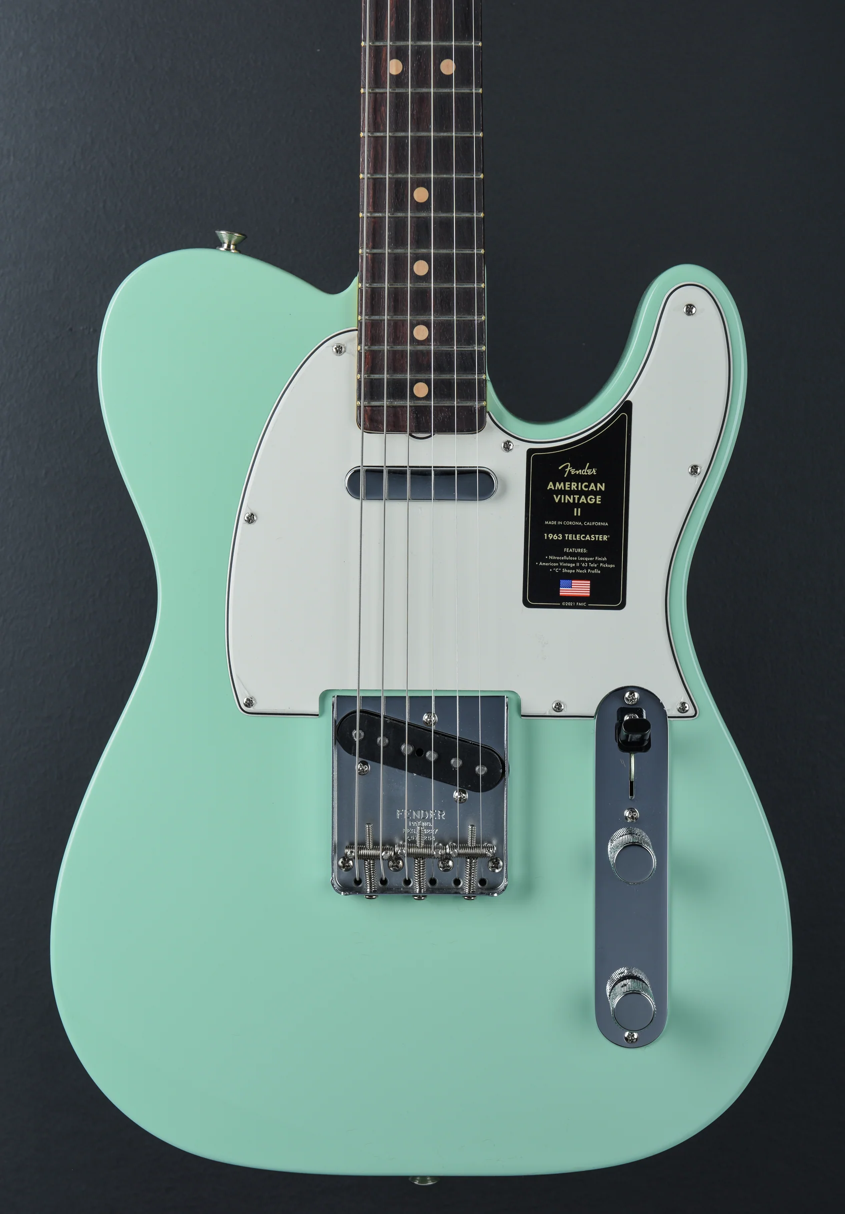 American Vintage II 1963 Telecaster - Surf Green - Image 2