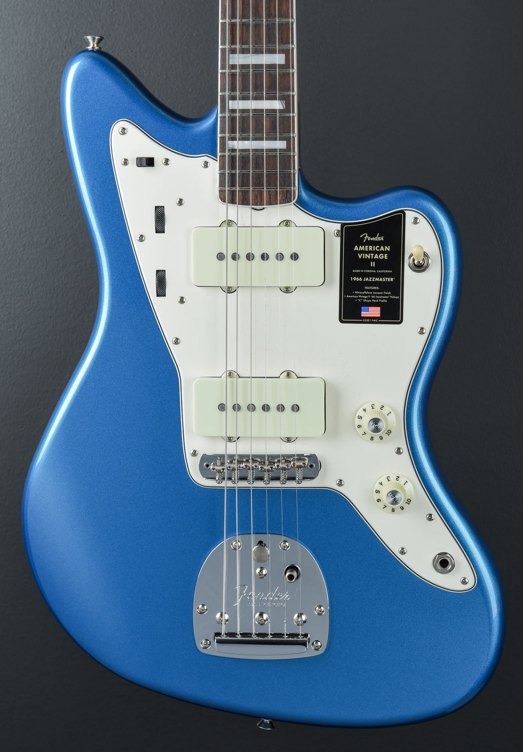 American Vintage II 1966 Jazzmaster - Lake Placid Blue - Image 2
