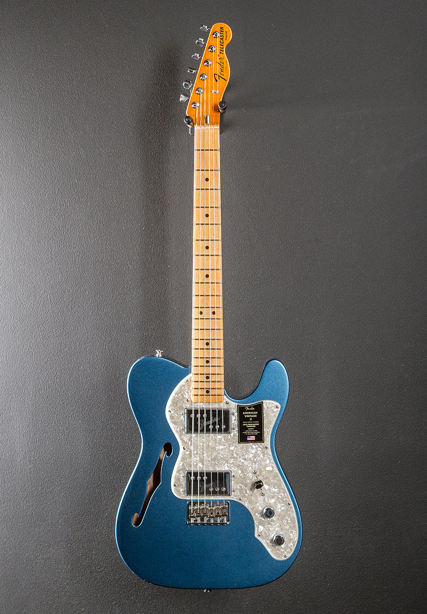 American Vintage II 1972 Telecaster Thinline - Lake Placid Blue - Image 3