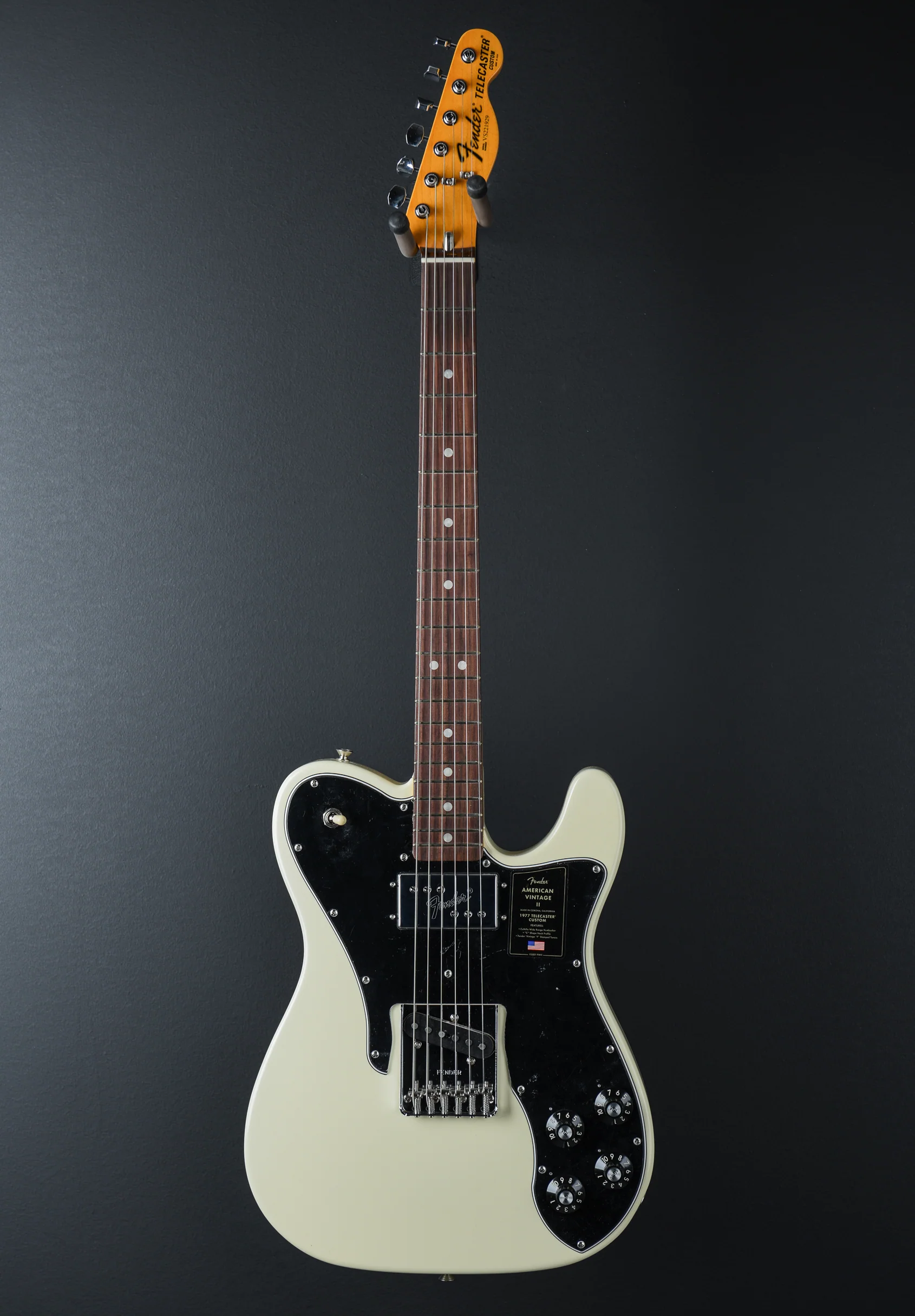 American Vintage II 1977 Telecaster Custom - Olympic White w/Rosewood - Image 3