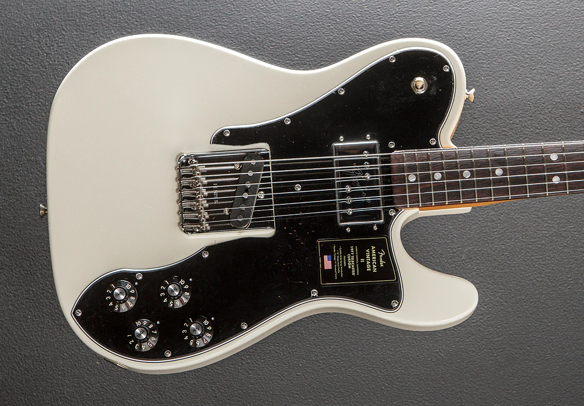American Vintage II 1977 Telecaster Custom - Olympic White w/Rosewood