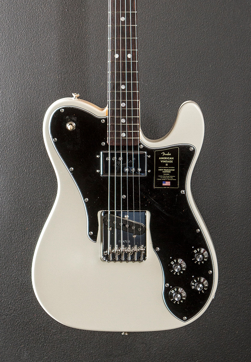 American Vintage II 1977 Telecaster Custom - Olympic White w/Rosewood - Image 2