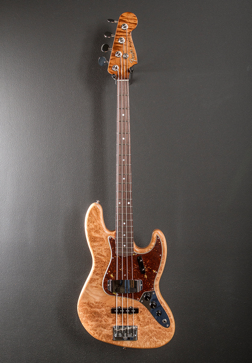 Artisan Maple Burl Jazz Bass - Image 3