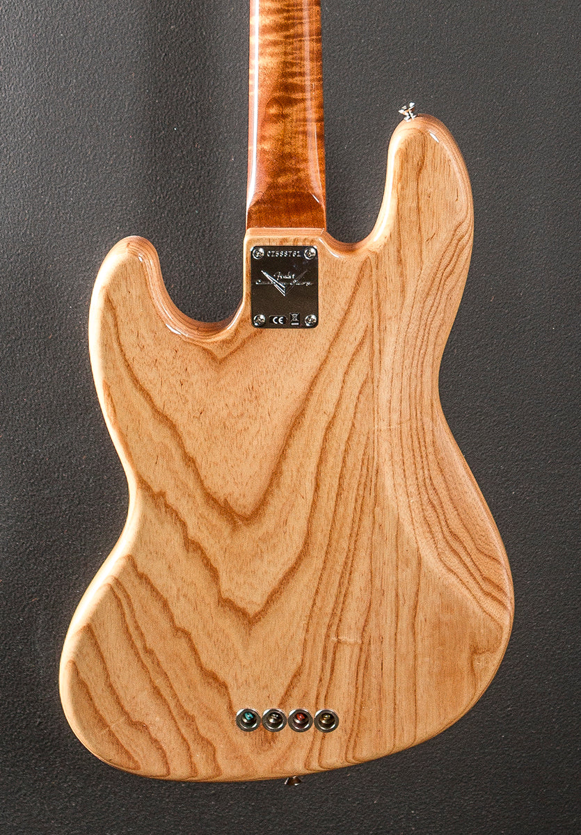 Artisan Maple Burl Jazz Bass - Image 4
