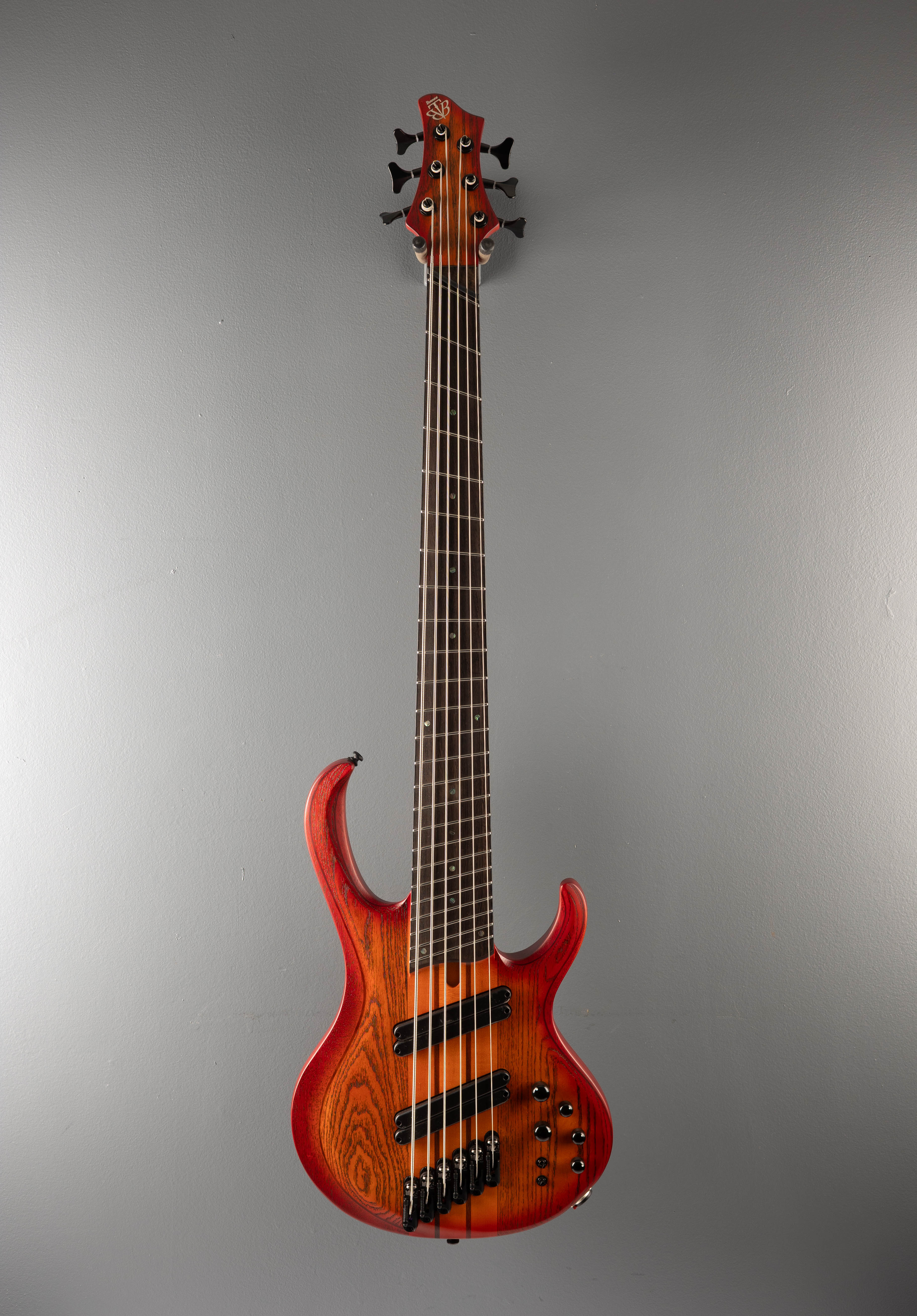 Bass Workshop BTB866MS - Brown Topaz Burst Flat - Image 3