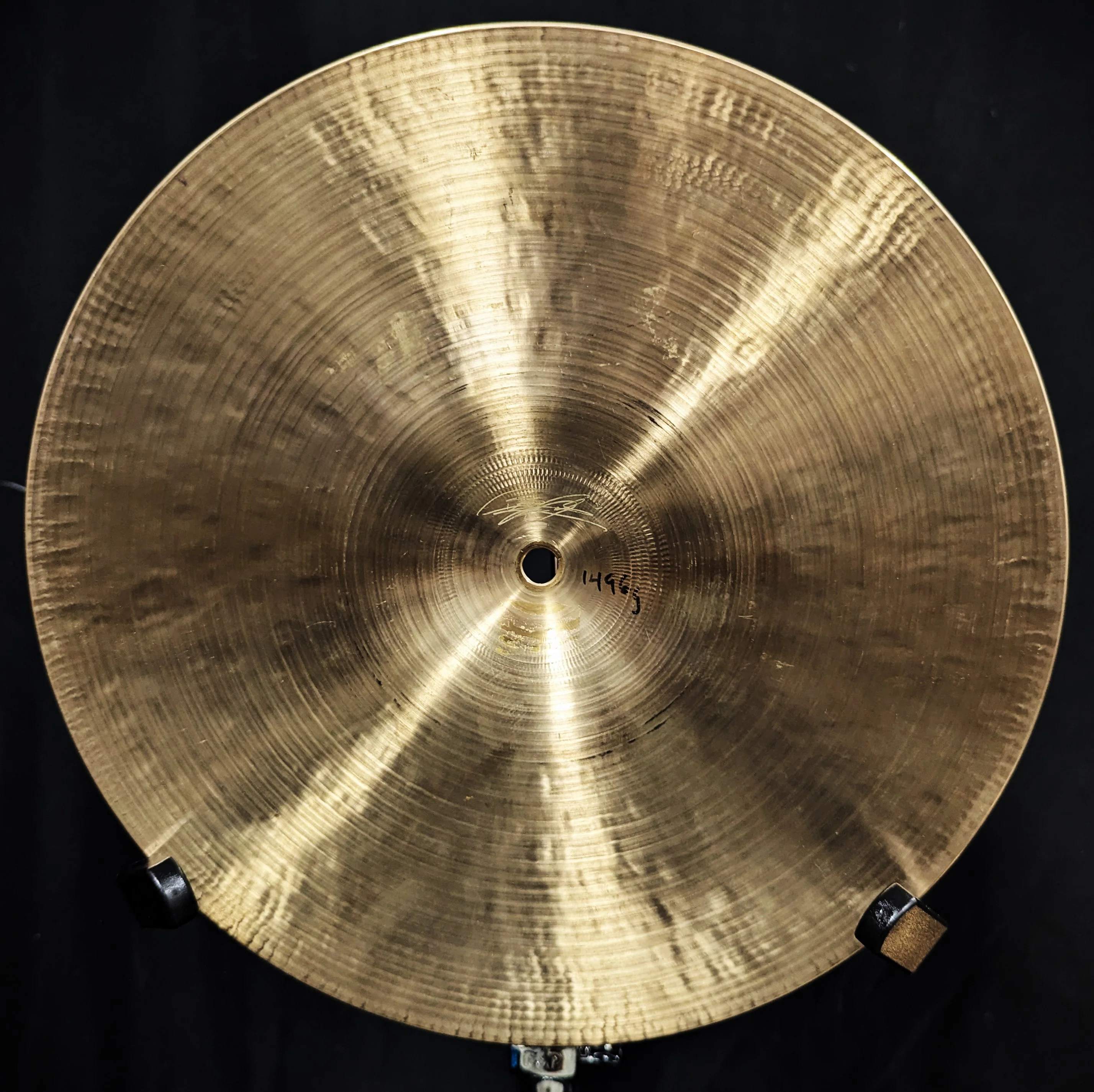 Byzance Mismatched 14" Hi-Hat Pair (Byzance Traditional Medium Top, Byzance Sand Bottom) - Image 4