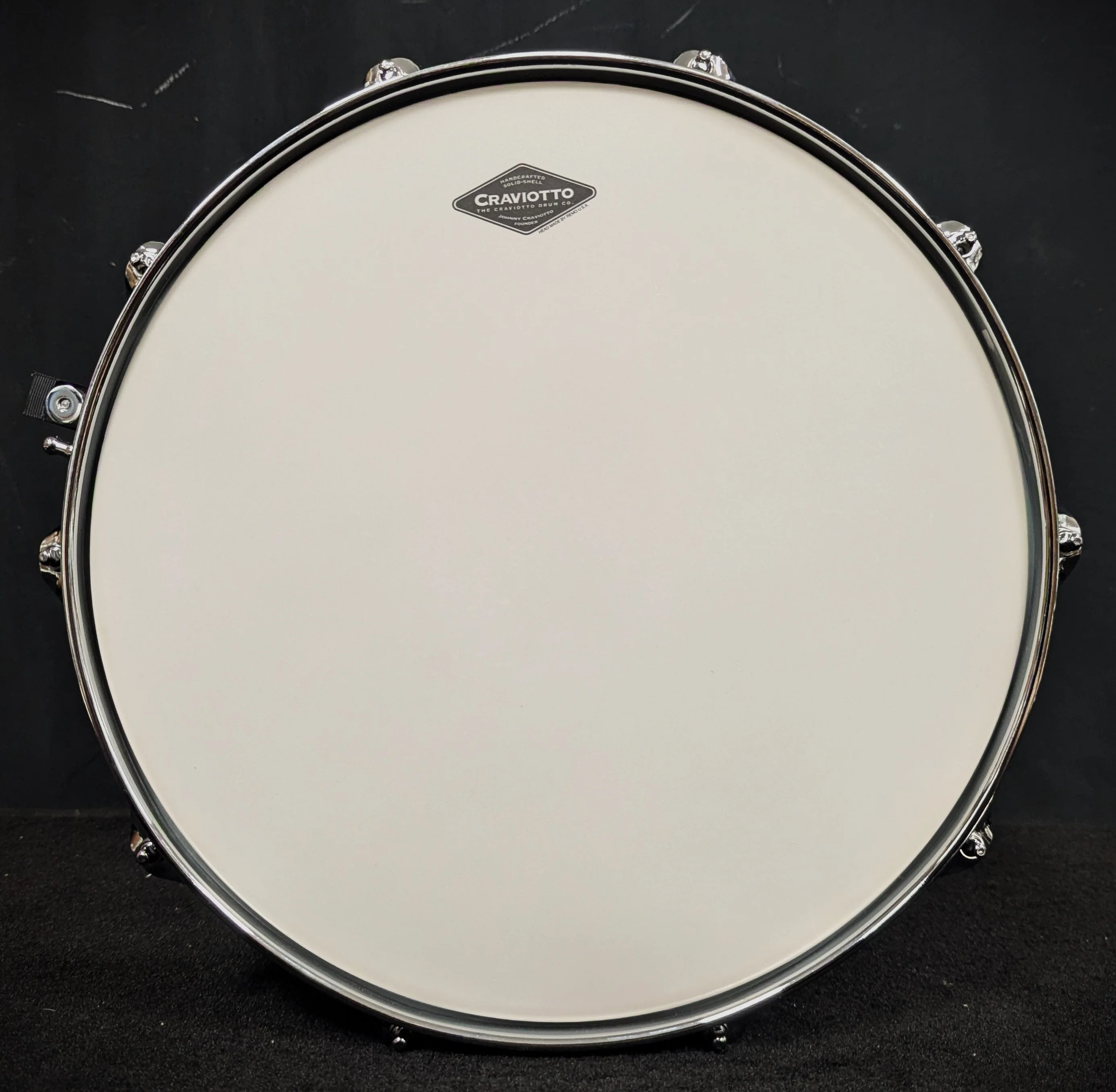 Custom Shop Cherry with Maple Inlay Piccolo Snare - Image 3
