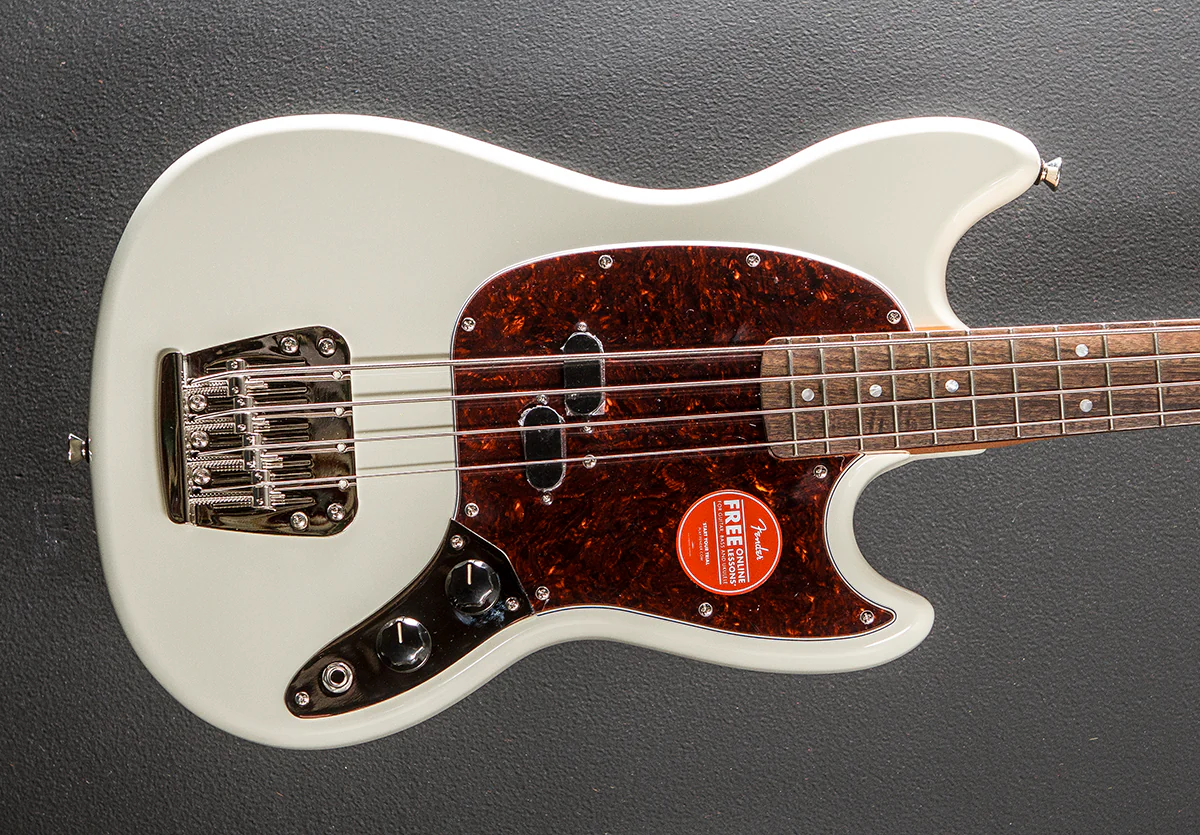 Classic Vibe 60’s Mustang Bass - Olympic White