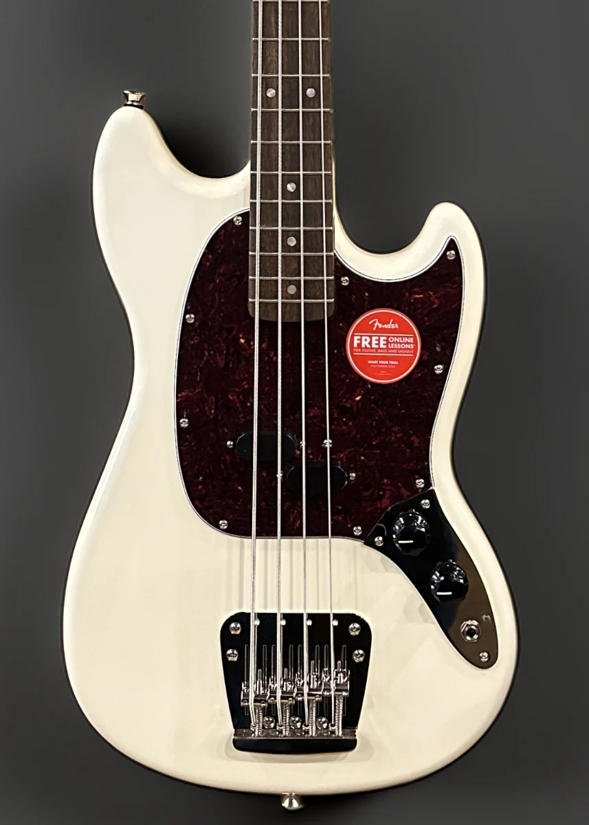 Classic Vibe 60’s Mustang Bass - Olympic White - Image 2