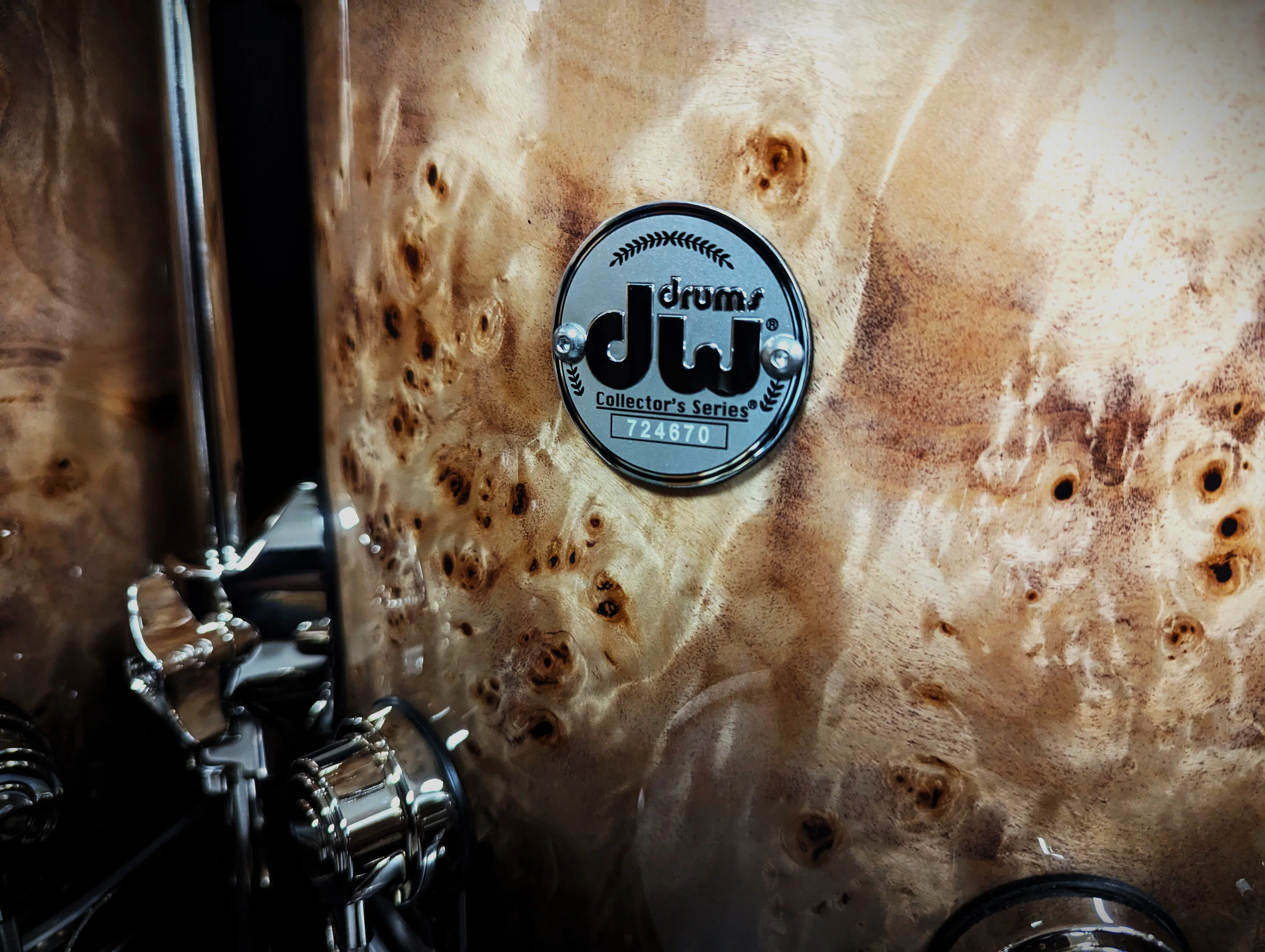 Collectors Series Candy Black Burst over Mappa Burl 5 Piece Shell Pack - Image 2