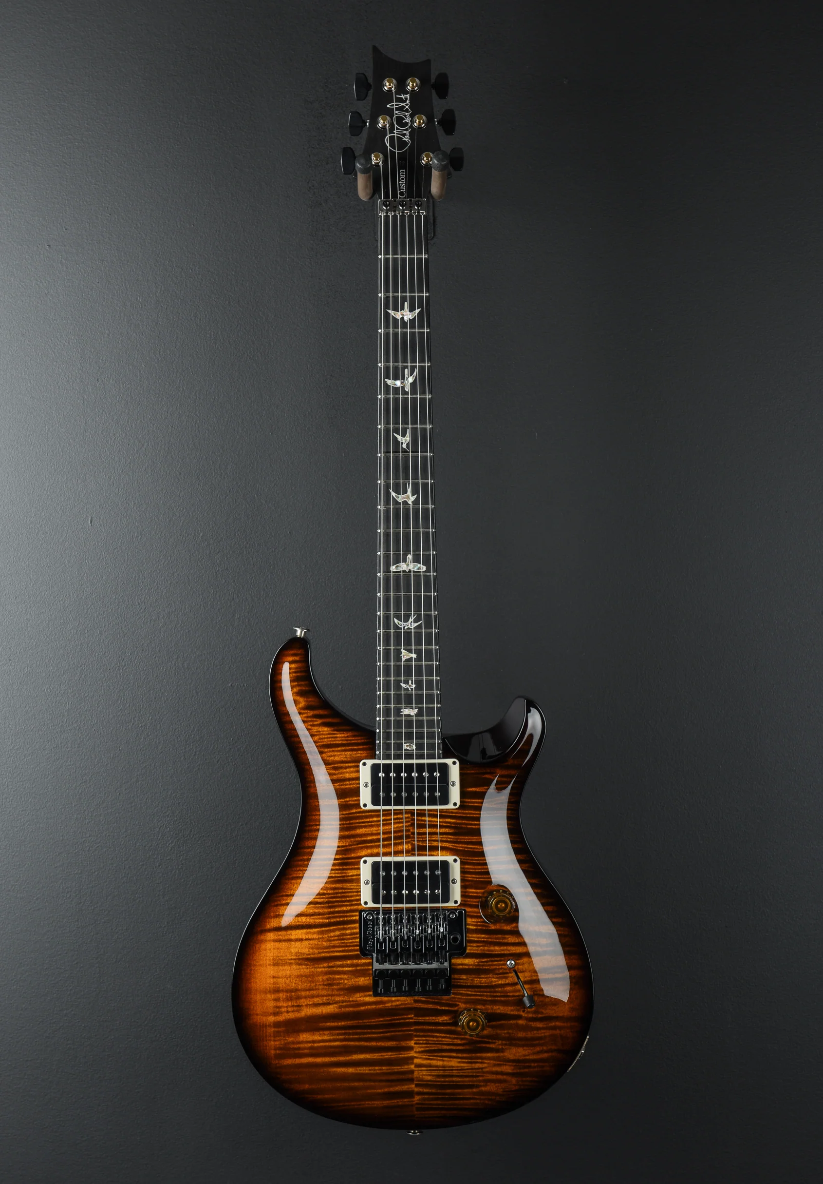 Custom 24 "Floyd" 10 Top - Black Gold Wraparound Burst - Image 3