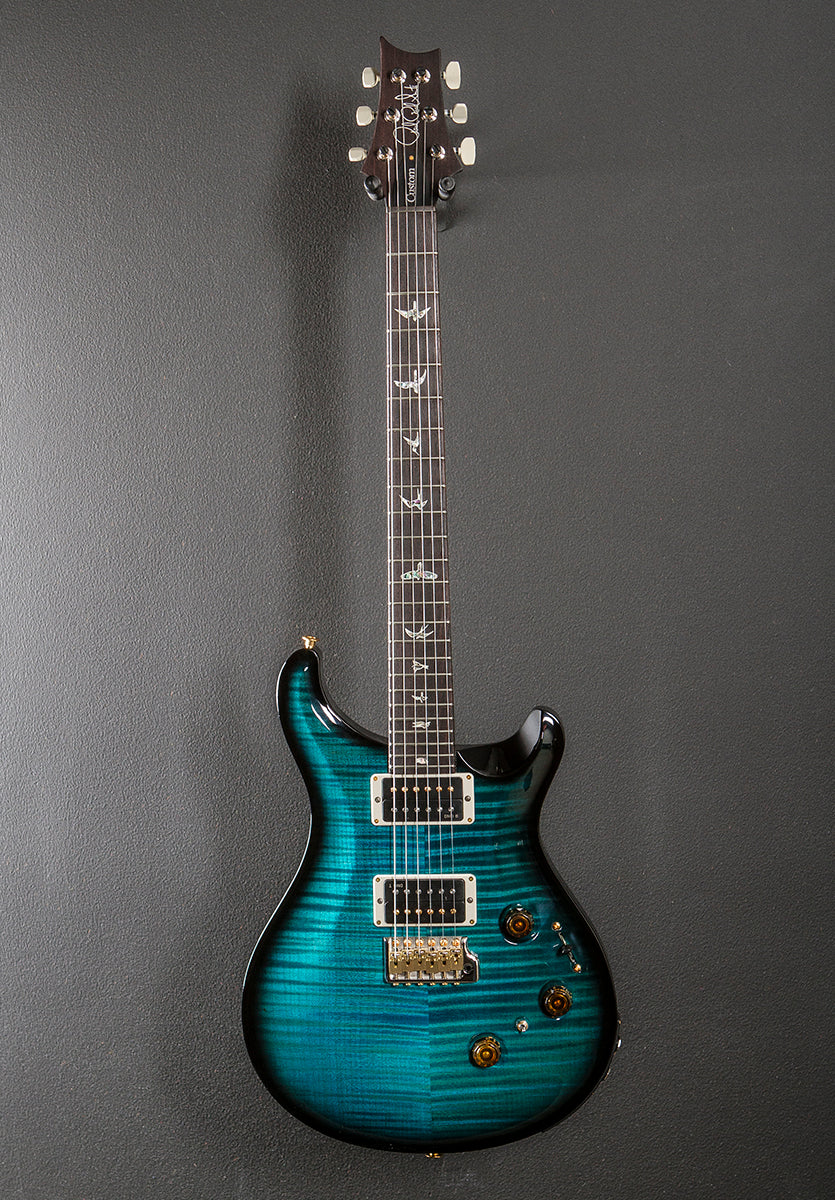 Custom 24 Piezo 10 Top - Carroll Blue Wraparound Smokeburst - Image 3