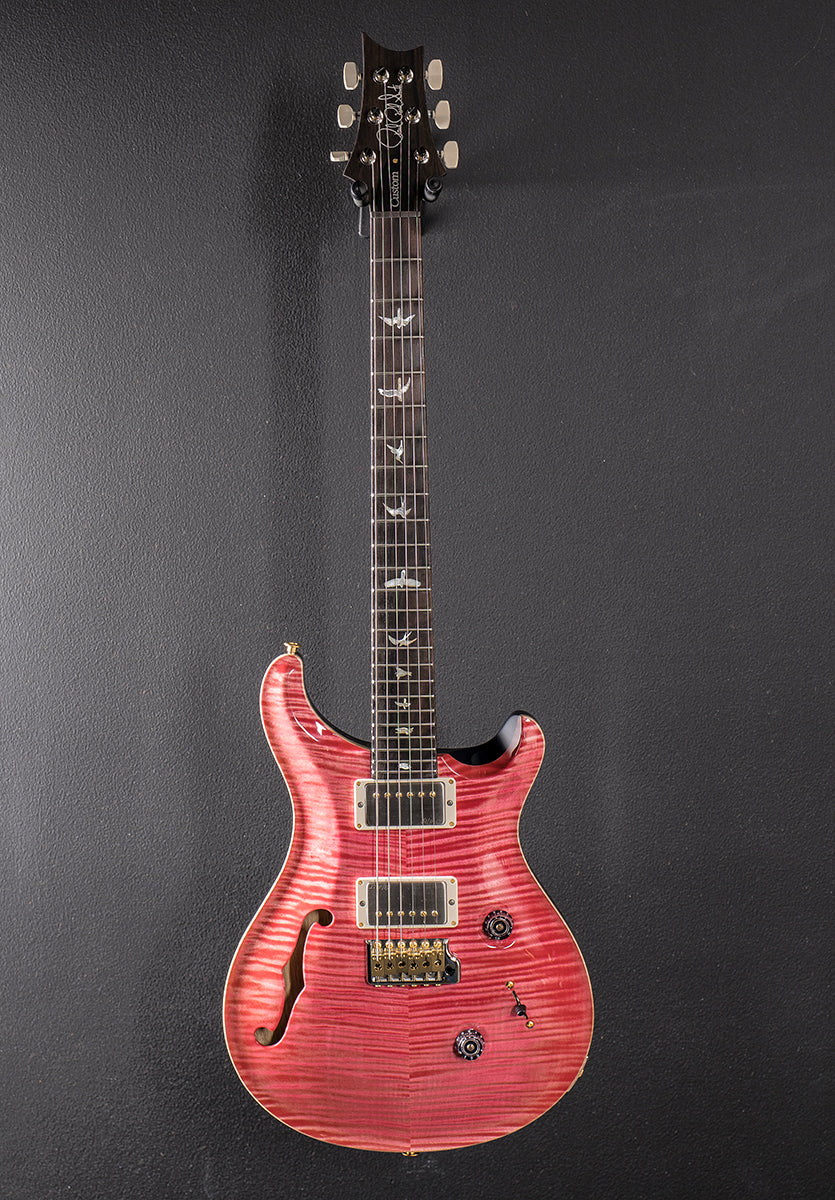 Custom 24 Semi-Hollow Wood Library Limited - Bonnie Pink w/Korina - Image 3