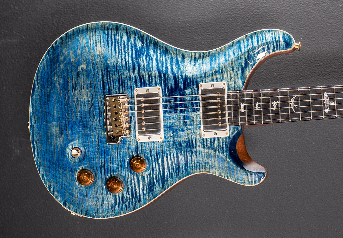 DGT (David Grissom Trem) 10 Top - Faded Blue Jean w/Birds
