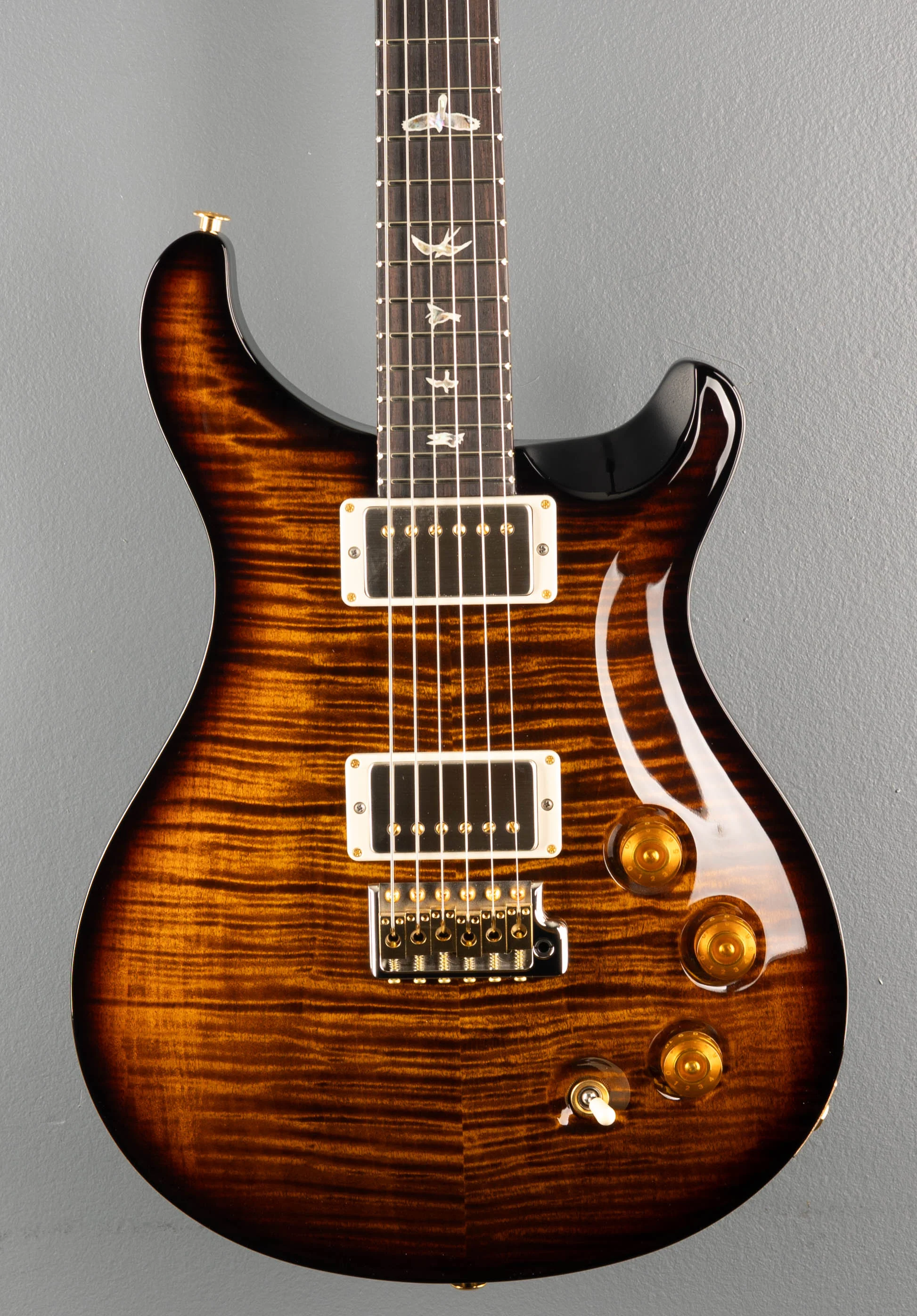 DGT (David Grissom Trem) 10 Top w/Birds - Black Gold Burst - Image 2