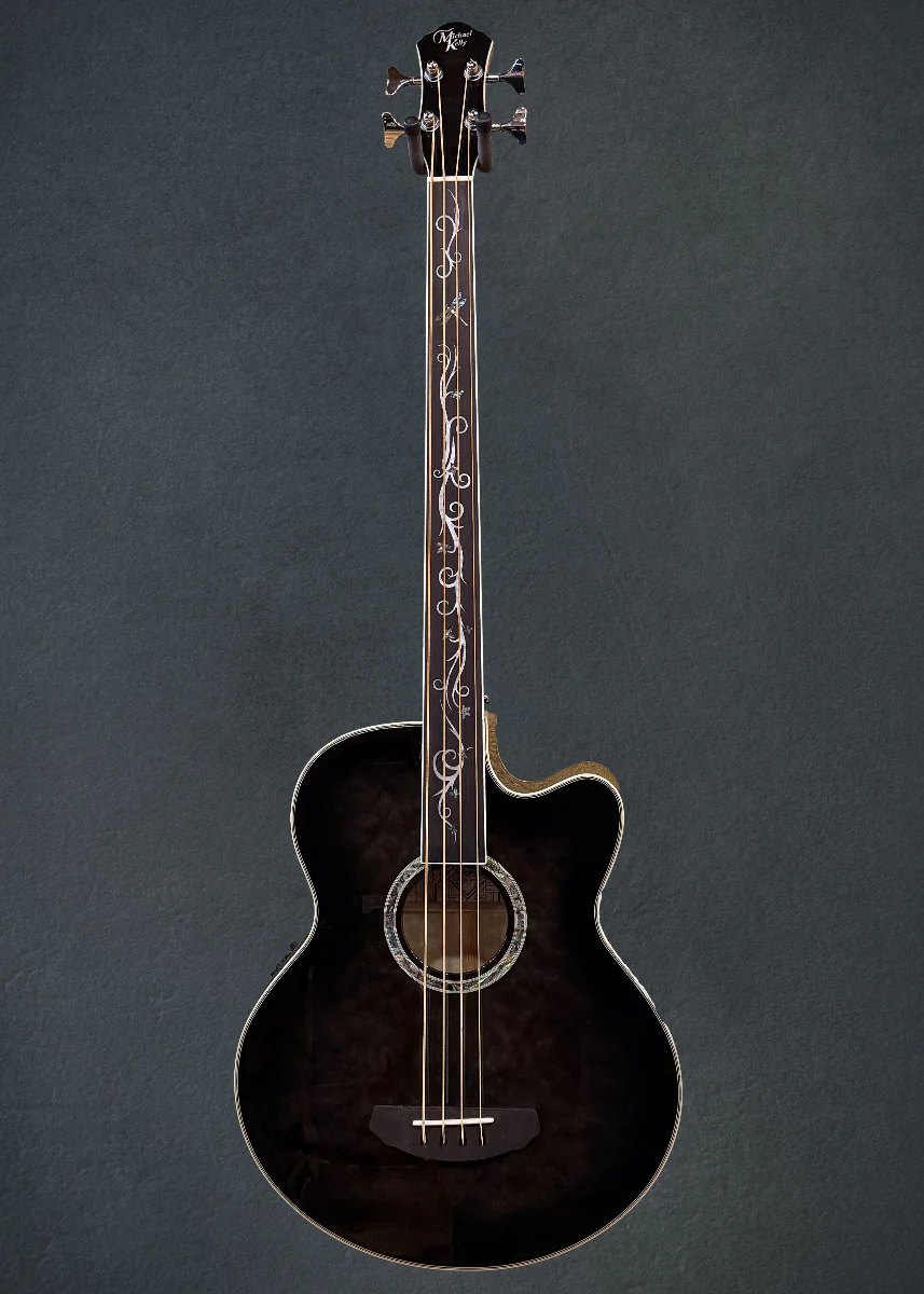 Dragonfly 4 Fretless  Bass - Smoke Burst - Image 3