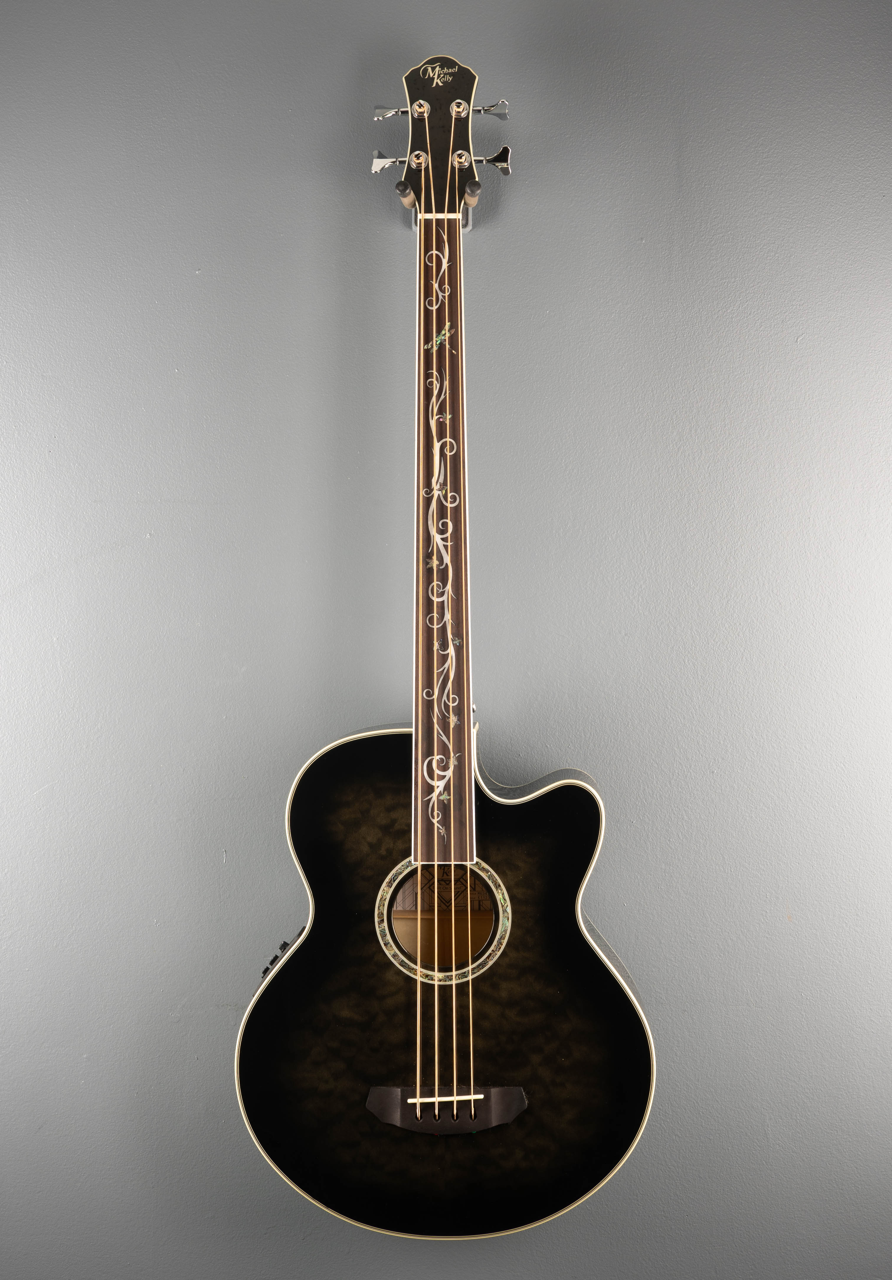 Dragonfly 4 Fretless  Bass - Smoke Burst - Image 3