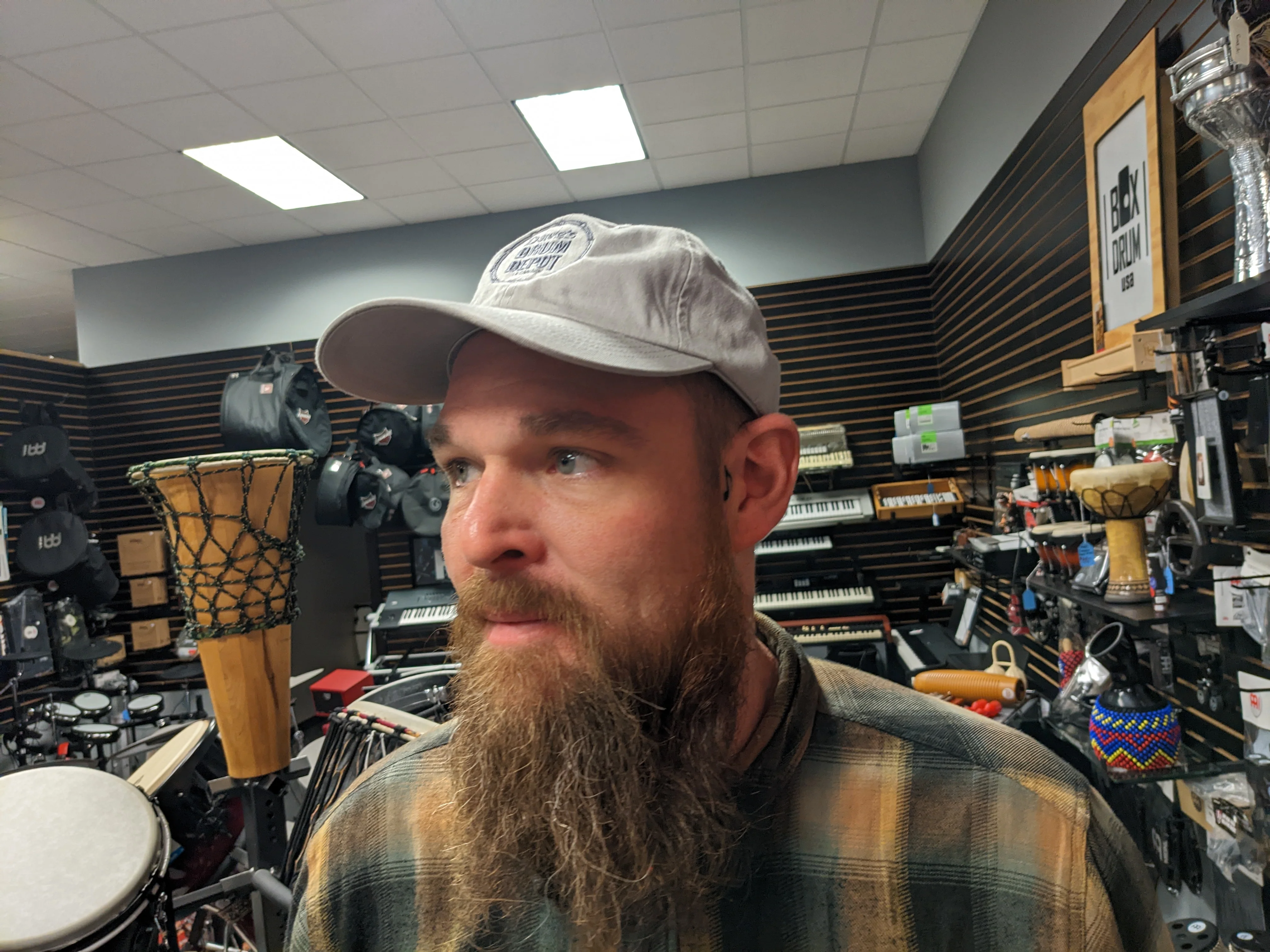 Drum Depot Hat - Grey - Image 3