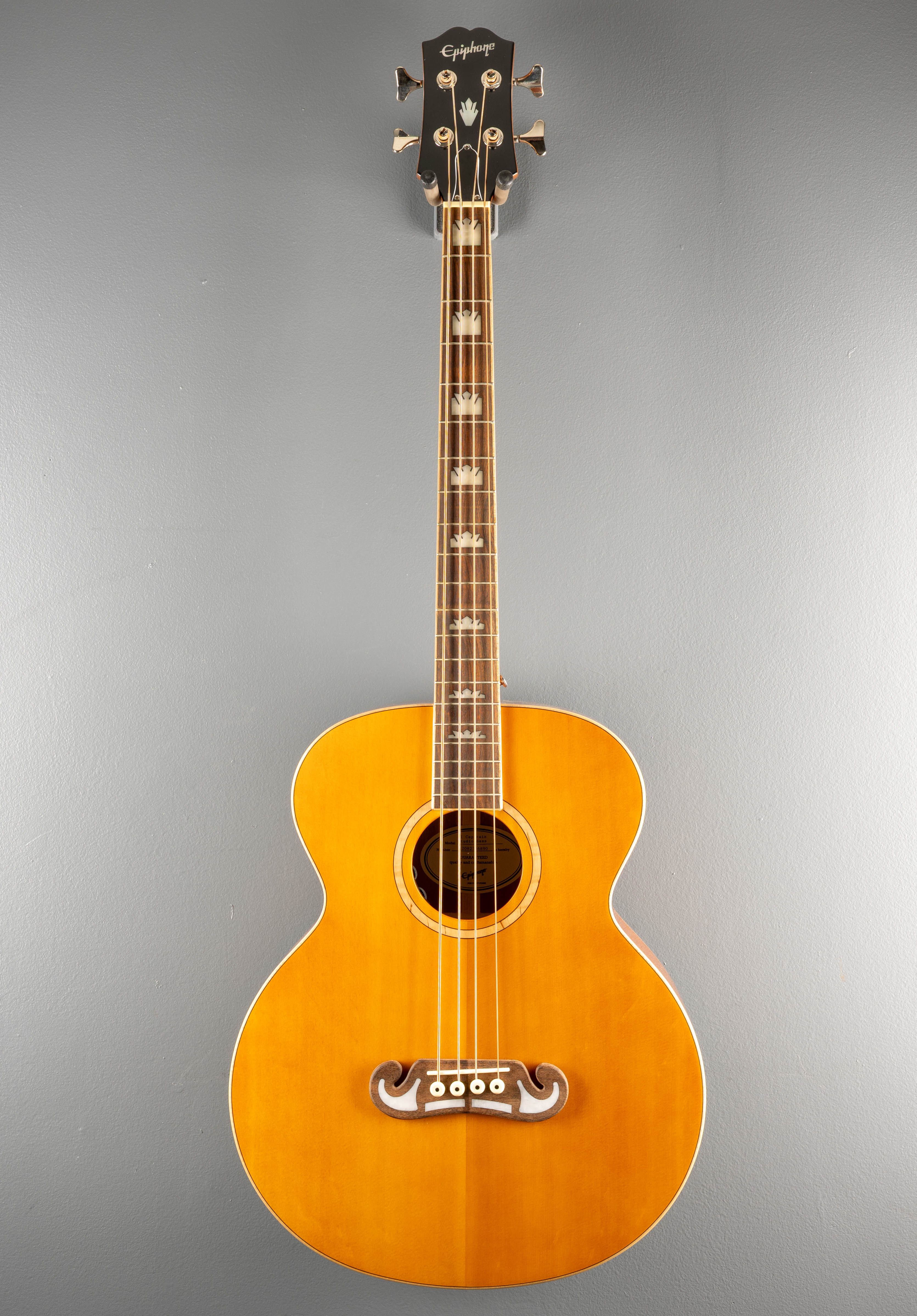 El Capitan J-200 Studio Bass - Aged Vintage Natural - Image 3