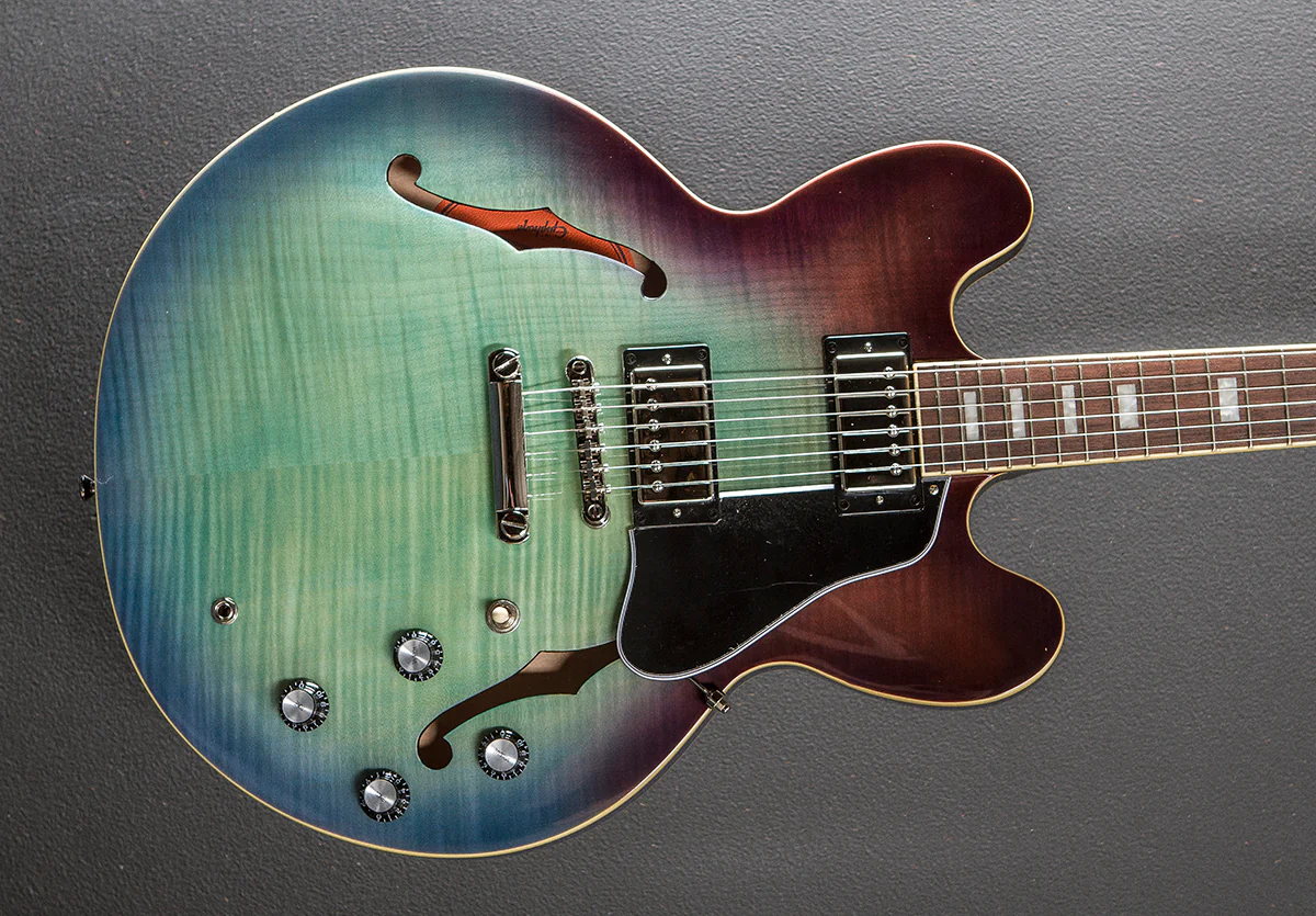 ES-335 Figured - Blueberry Burst