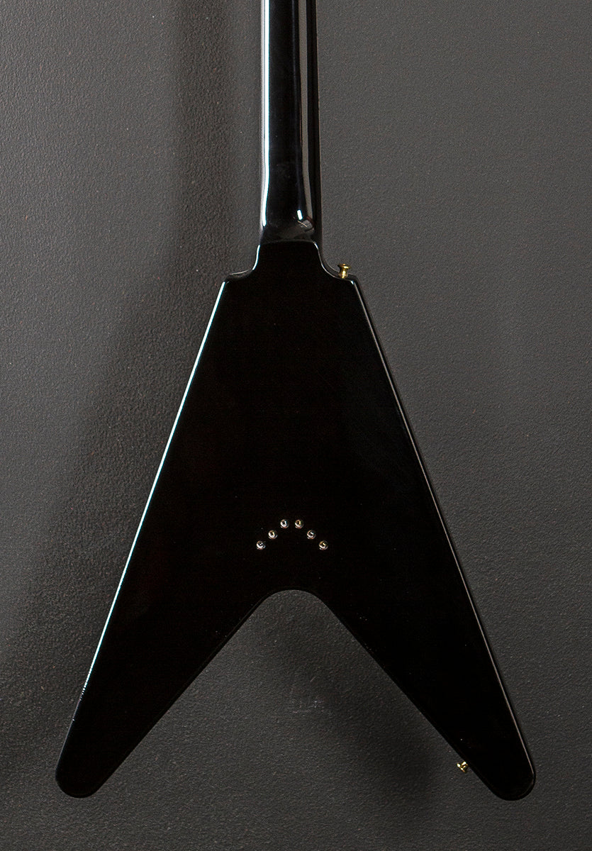 Flying V Custom w/Ebony Fingerboard Gloss - Ebony - Image 4