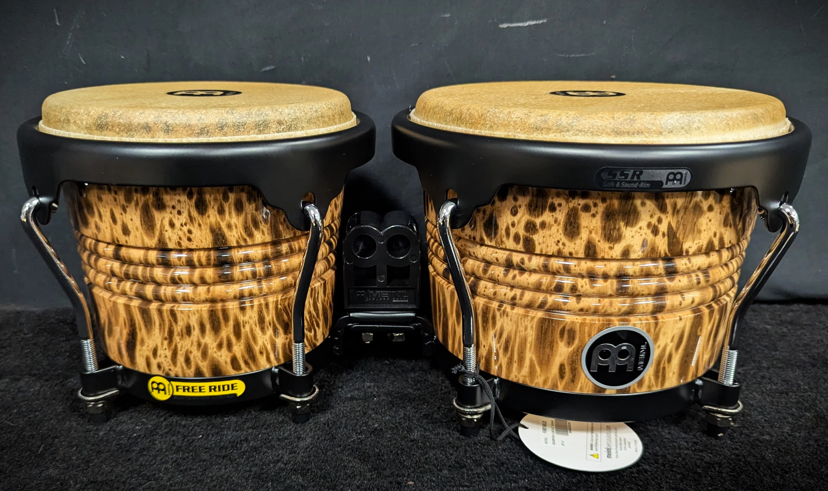 Marathon Designer Series Wood Bongo - Leopard Burl - Image 3
